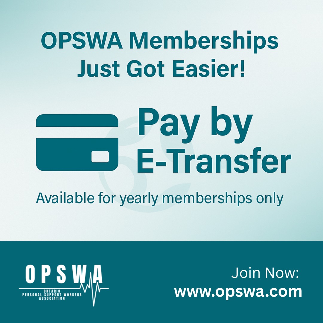 OPSWA Members – Great News! 🎉... - Ontario PSW Association | Facebook