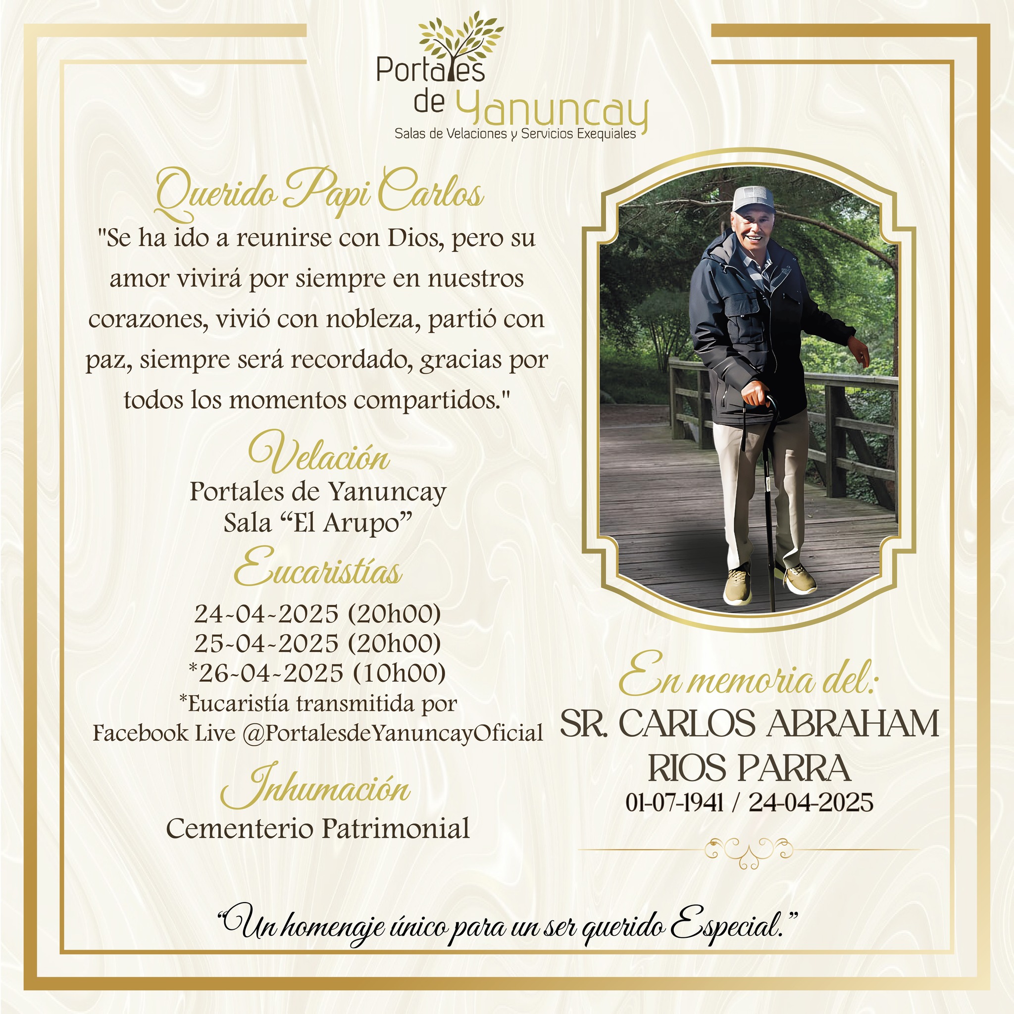 Portales - Querido Papi Carlos 