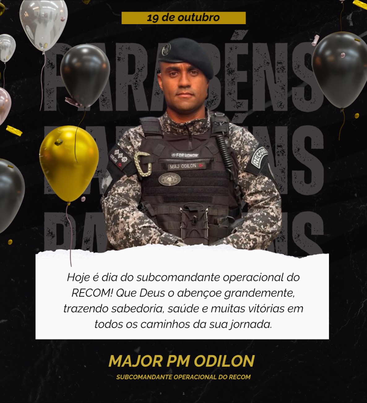 Batalhão de Rondas Especiais e Controle de Multidão - RECOM | Rio de ...
