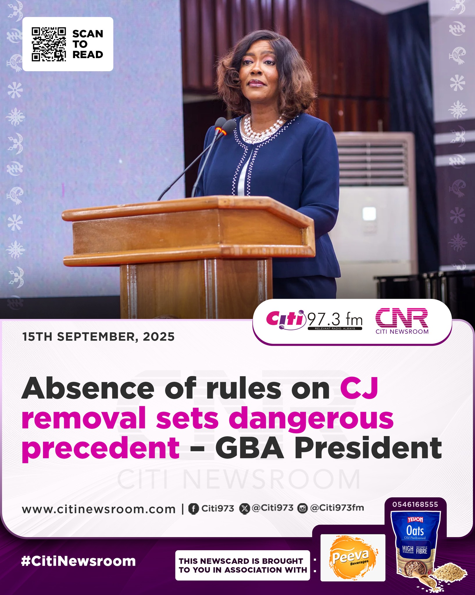 Citi 97.3 FM - The President of the Ghana Bar Association... | Facebook