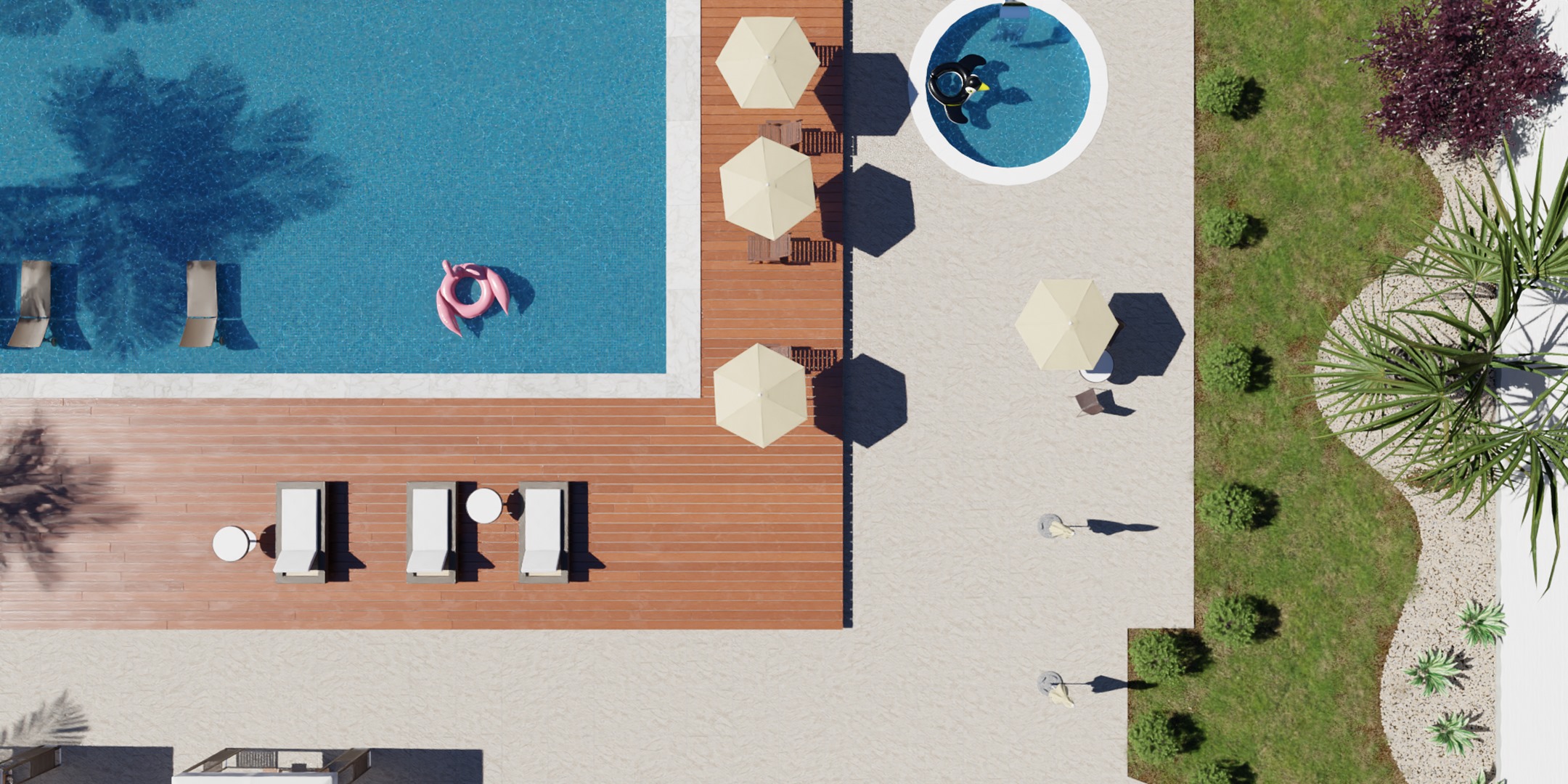 Rizzo 3D - Imagem em 3D representando planta humanizada da...