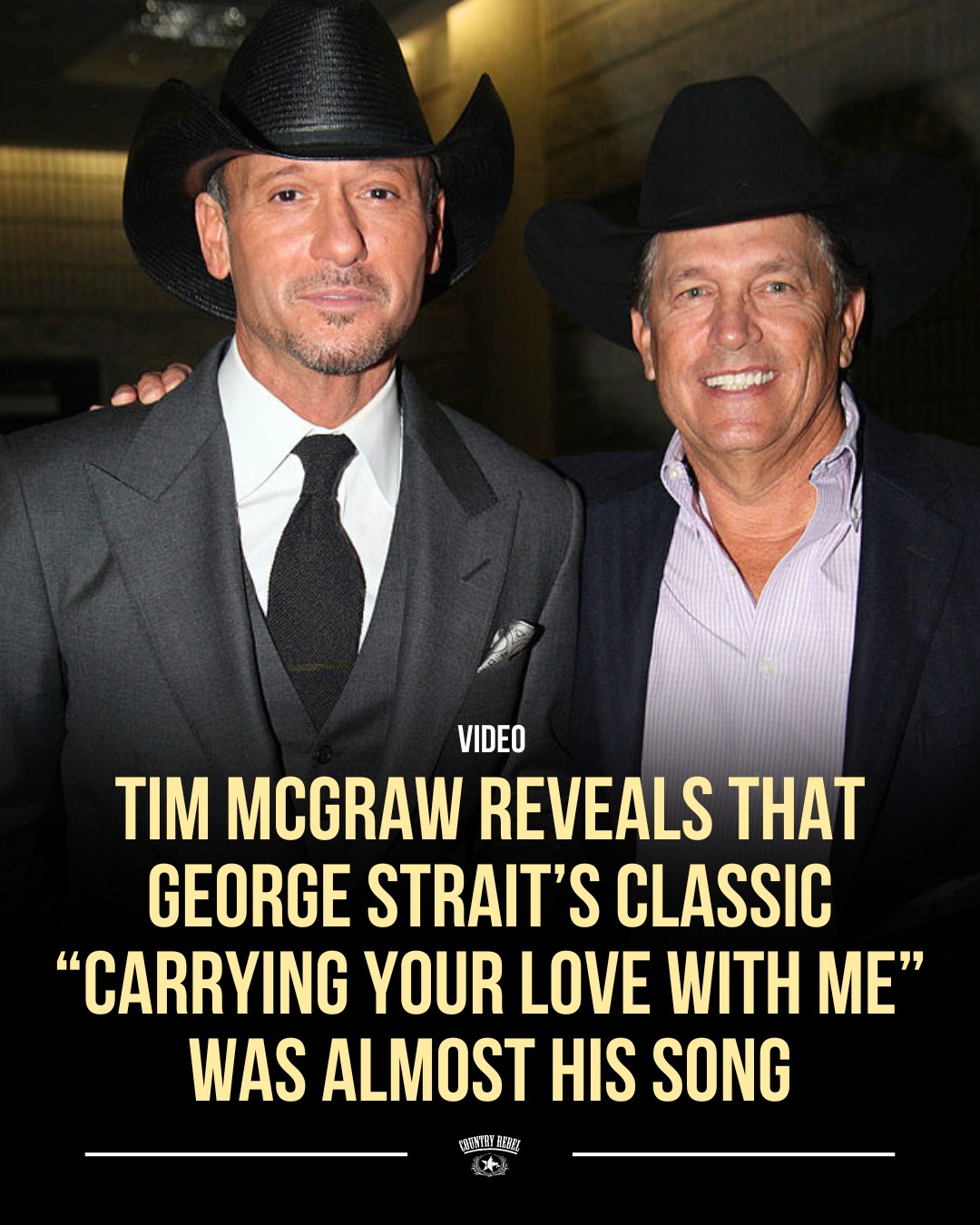 Country - It turns out that Tim McGraw almost sang George Strait's No.1 ...
