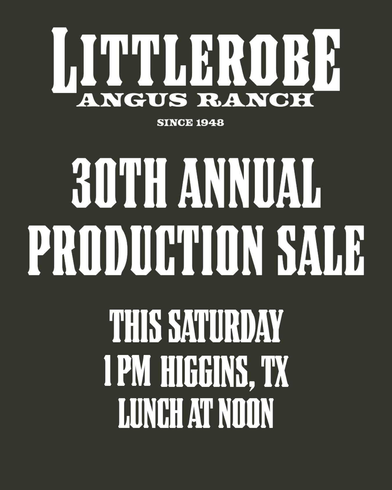 Sale Day is Here! Today’s... - Littlerobe Angus Ranch | Facebook