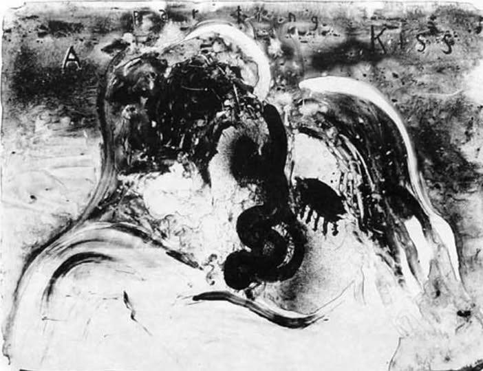 David Lynch - A Parting Kiss, 2007. Lithography