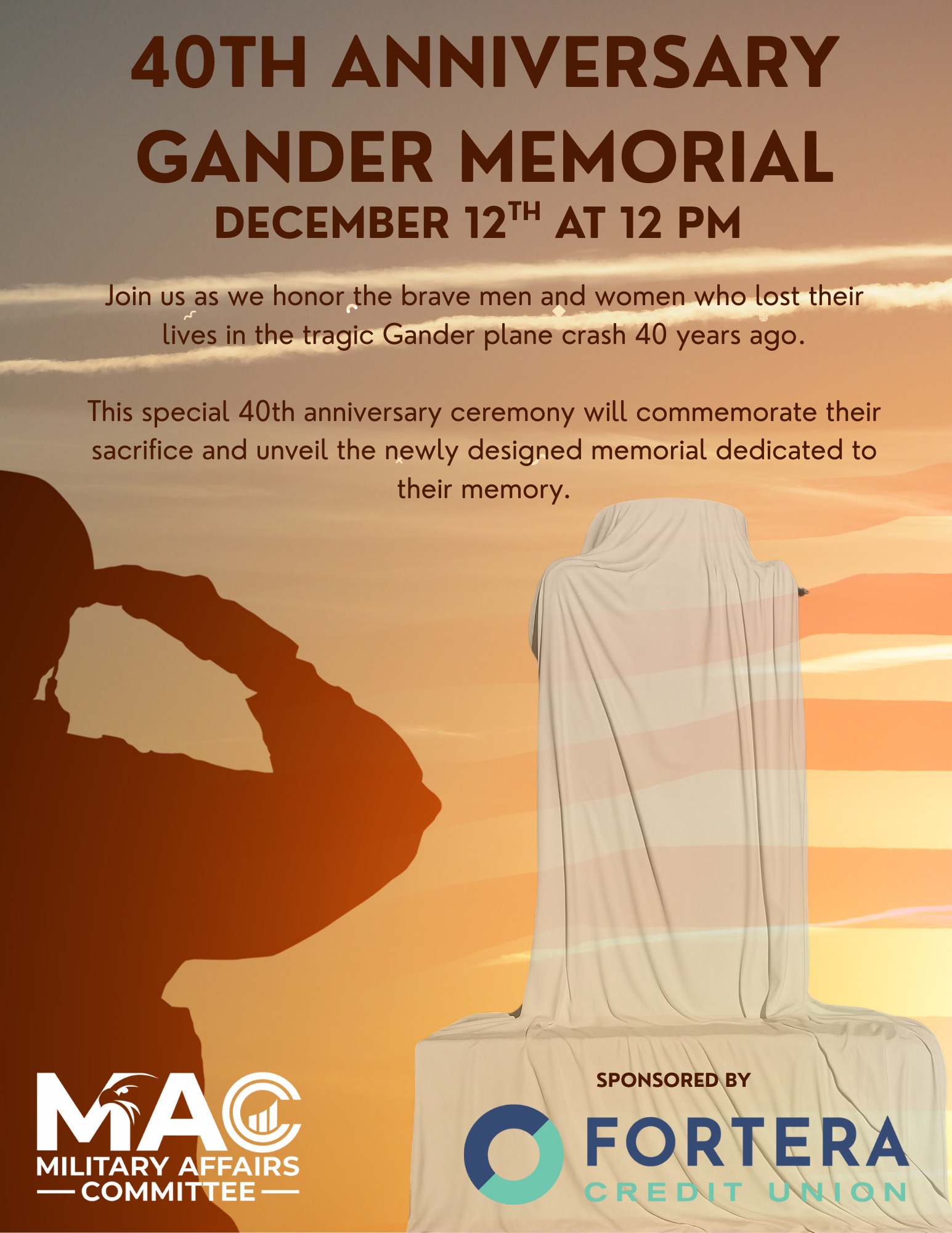 Christian - 🇺🇸 Join Us for the 40th Anniversary Gander Memorial ...