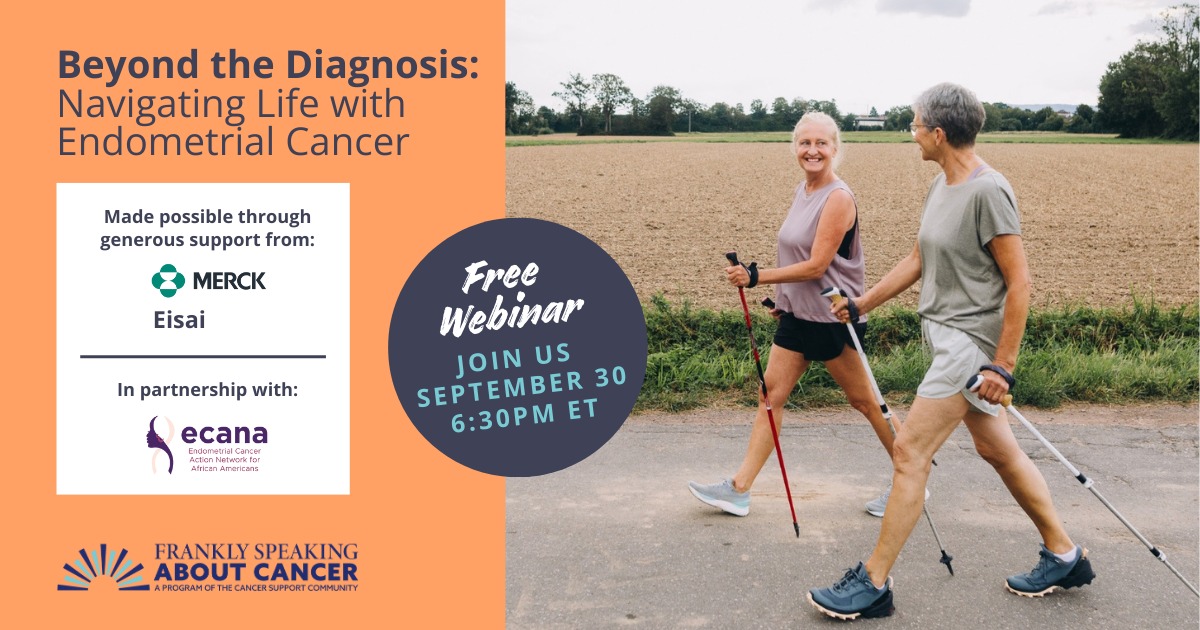 Cancer - What does life with endometrial cancer look like? Tune into ...
