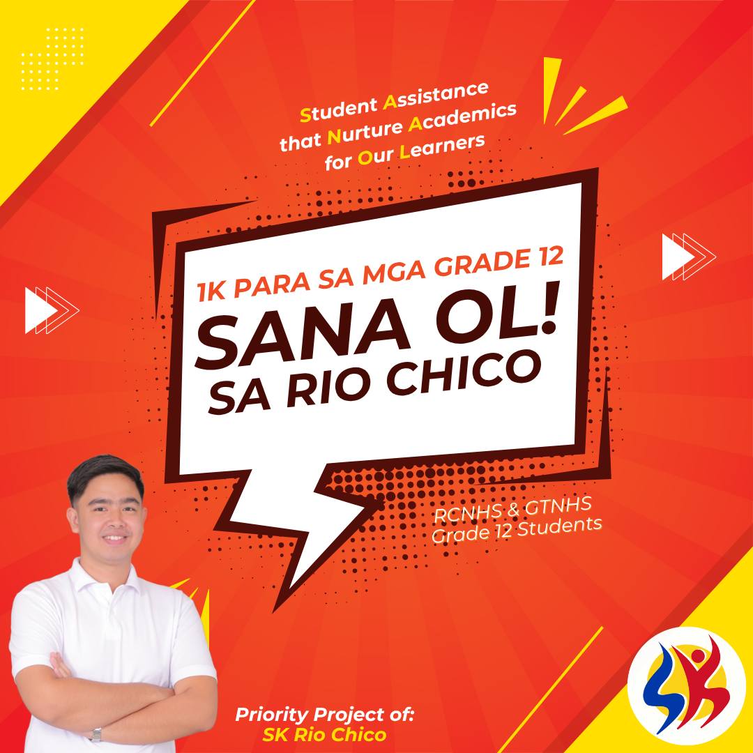SK RIO CHICO - 1K para sa lahat ng Grade 12 Students sa... | Facebook