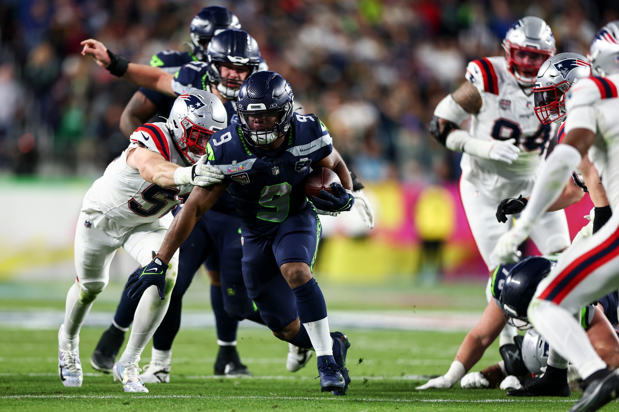 Seahawks running back Kenneth Walker III has been named the MVP of