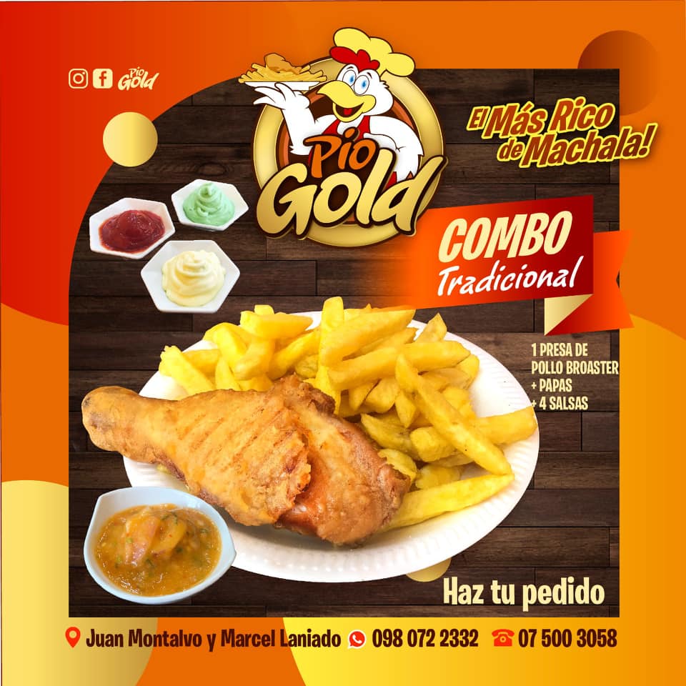 El mas rico de... - Pollo Broster Pio Gold - El Guabo | Facebook