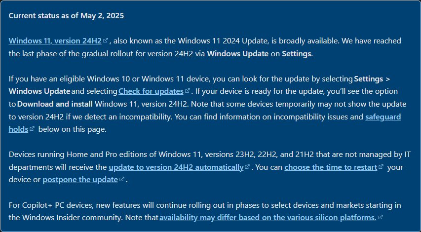 Sanjeet - 🚨 Windows 11 24H2 is FINALLY Here! 🎉💻 🛠️ Major bugs fixed ...
