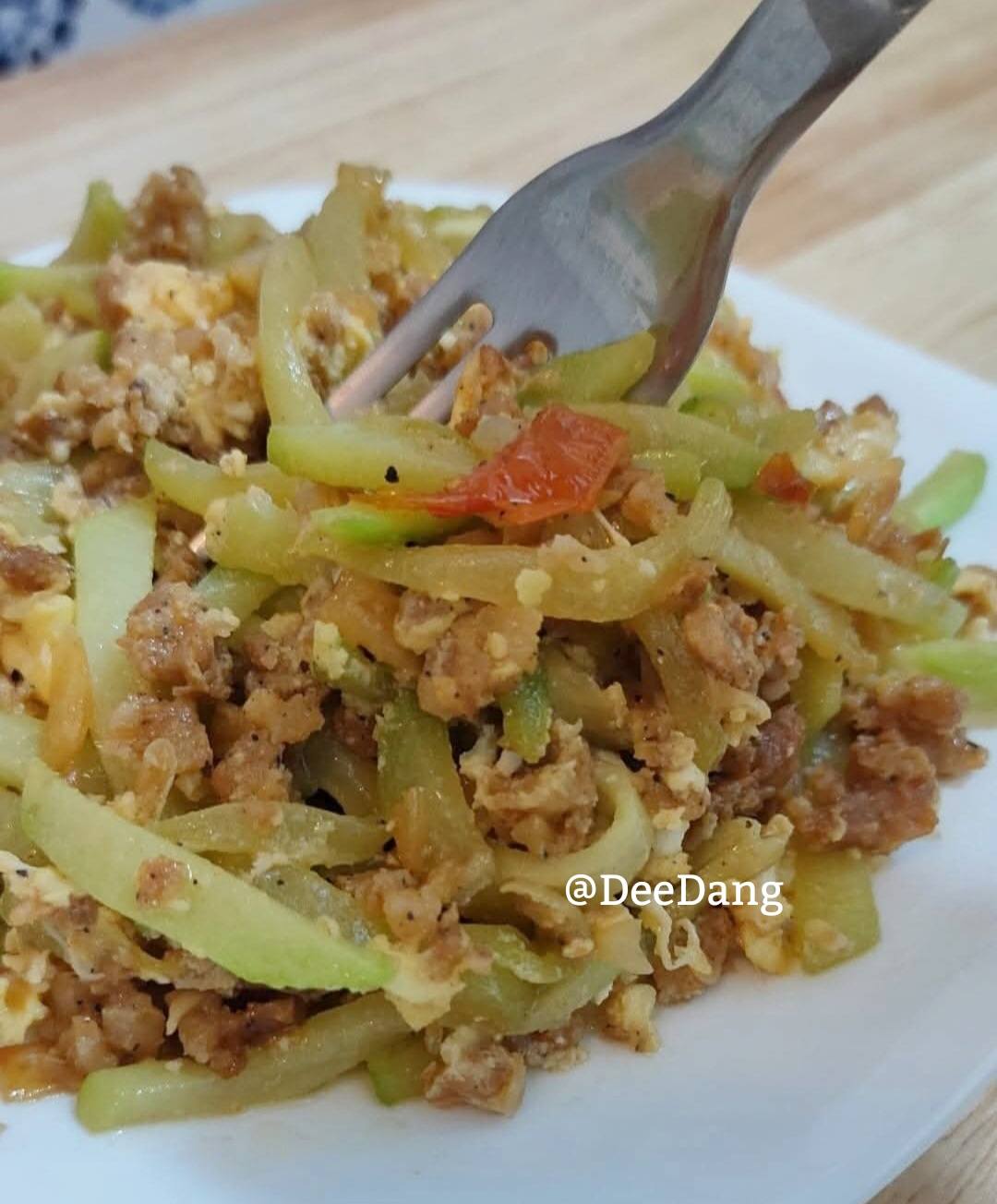 Dee - Ginisang Sayote with Giniling and Egg | Facebook