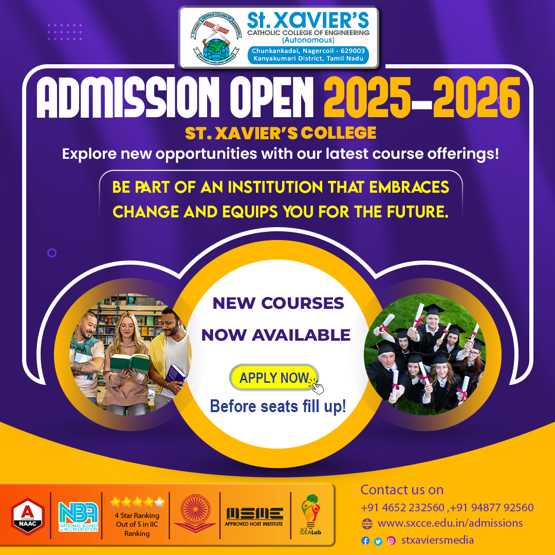 St. Xavier’s Catholic College of Engineering | Nagercoil