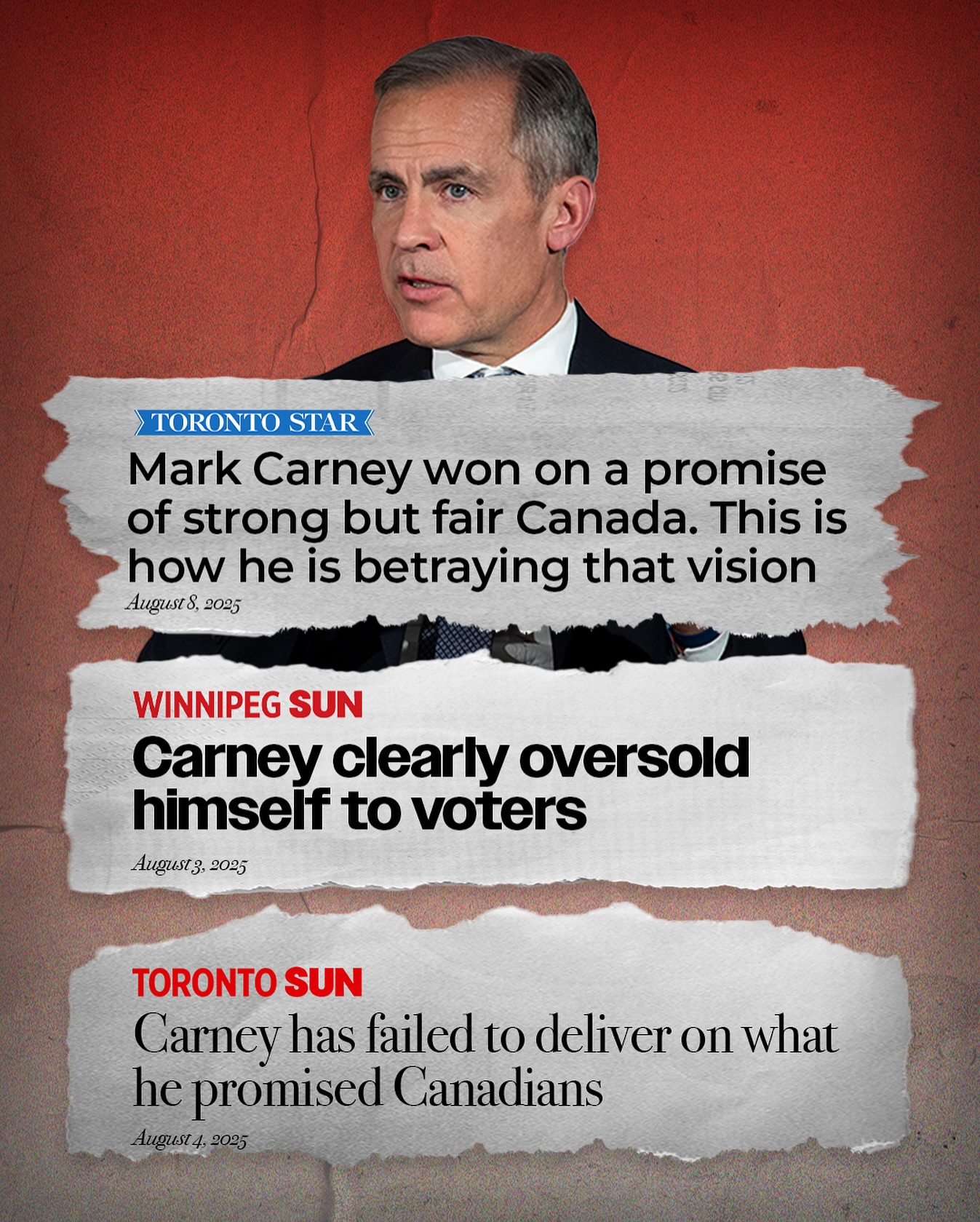 Larry Brock - Mark Carney rode into office on the promise... | Facebook