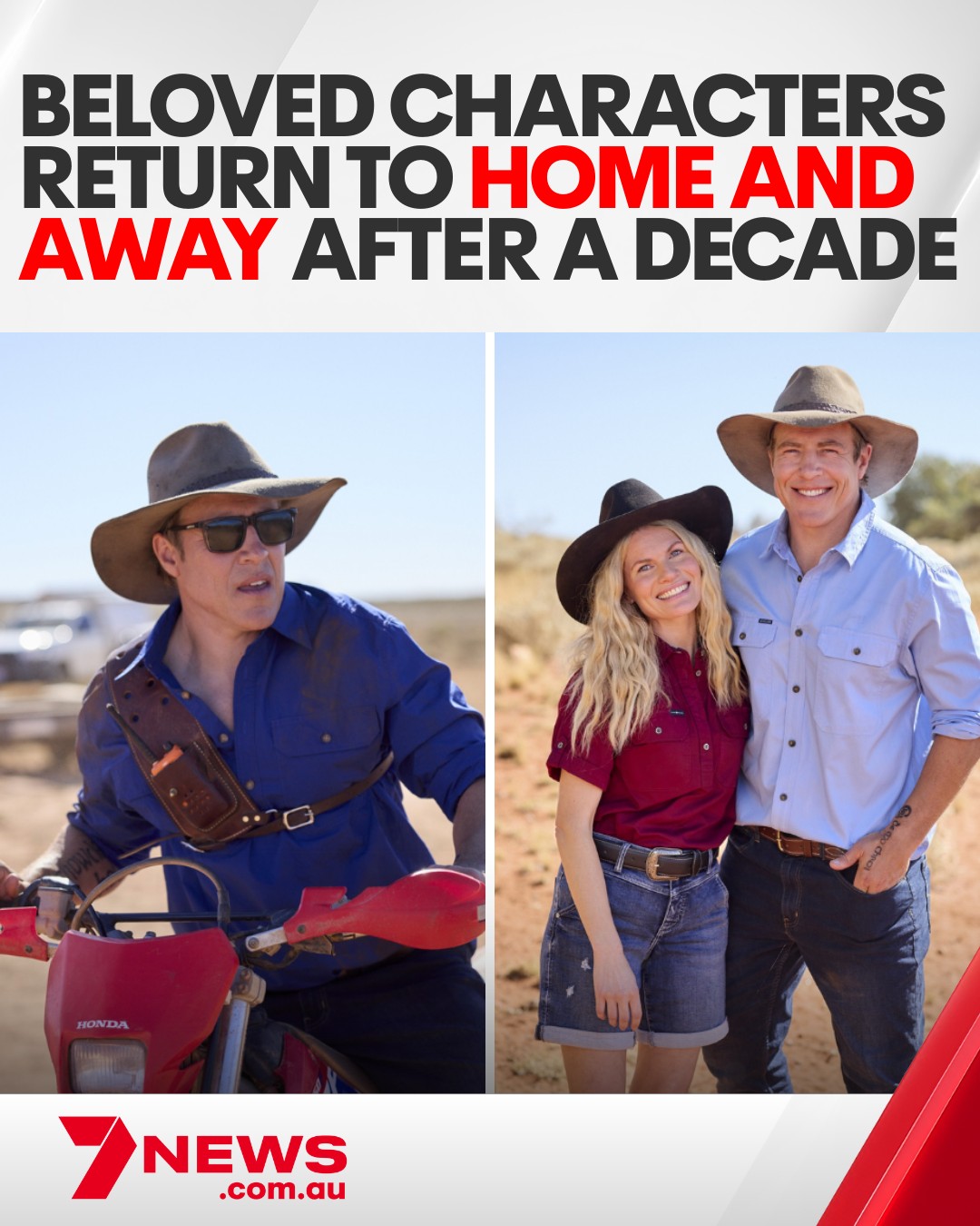 7NEWS - Their on-screen romance remains one of the show’s most iconic ...