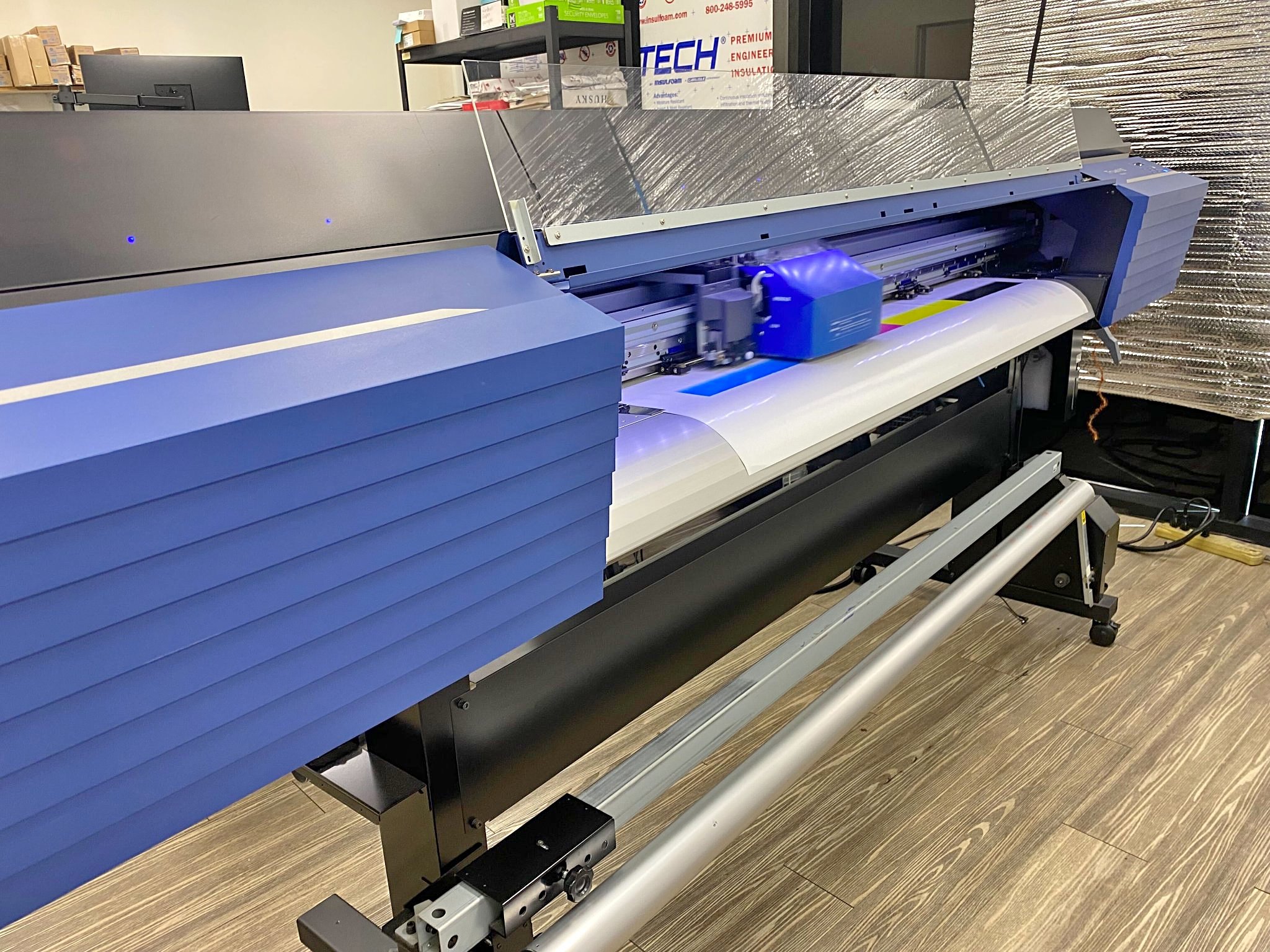 Roland VG2-640 Print and Cut Eco Solvent Wide Format Printer with/Take ...