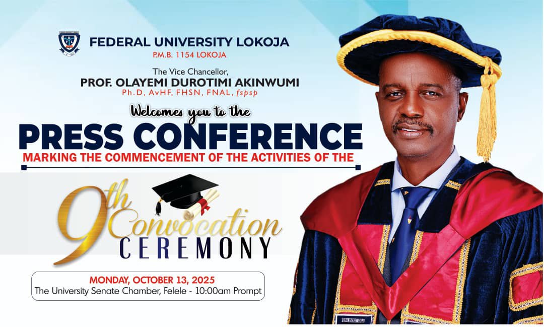 The Vice-Chancellor, Professor... - Federal University Lokoja | Facebook