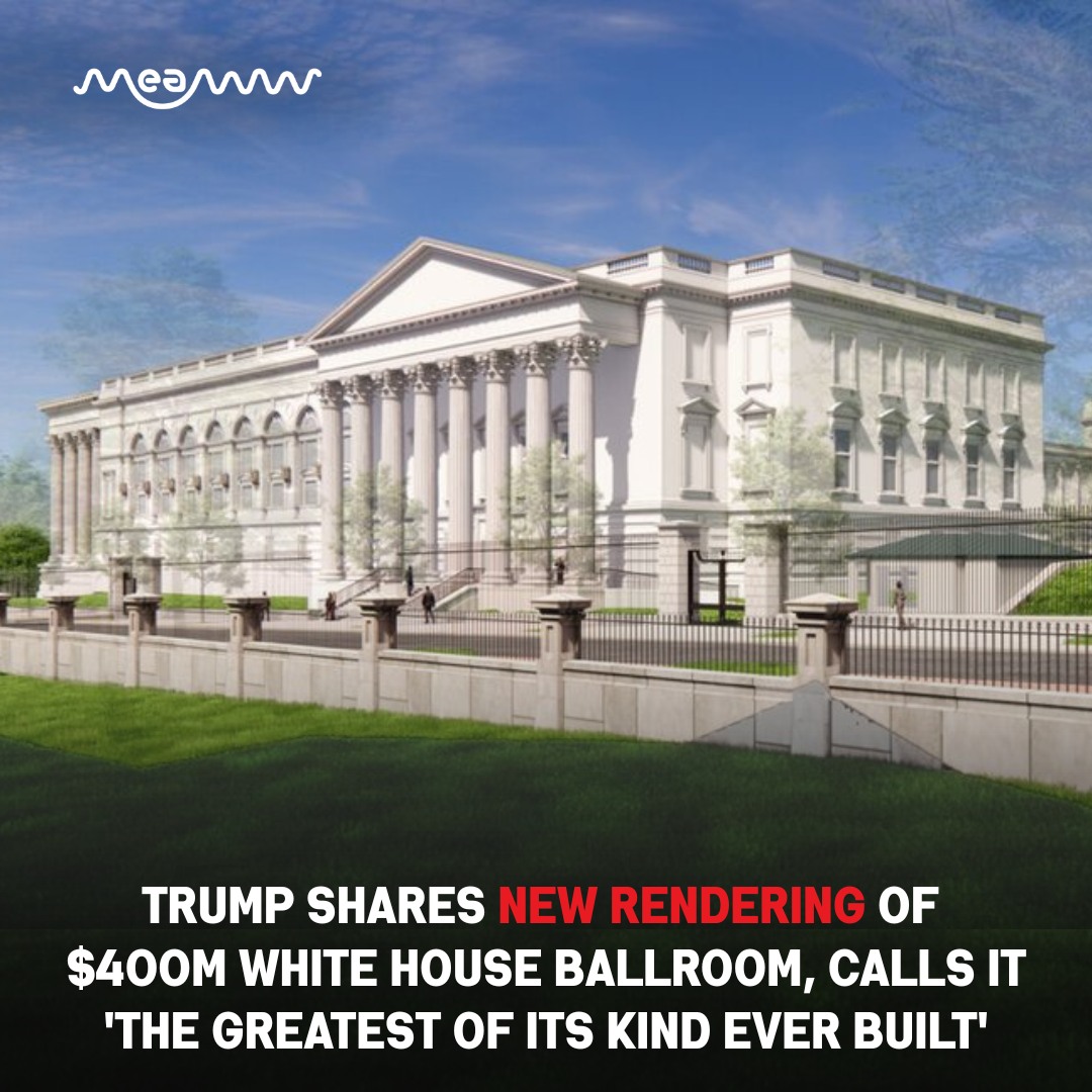 MEAWW - Donald Trump on Tuesday shared a new rendering of... | Facebook