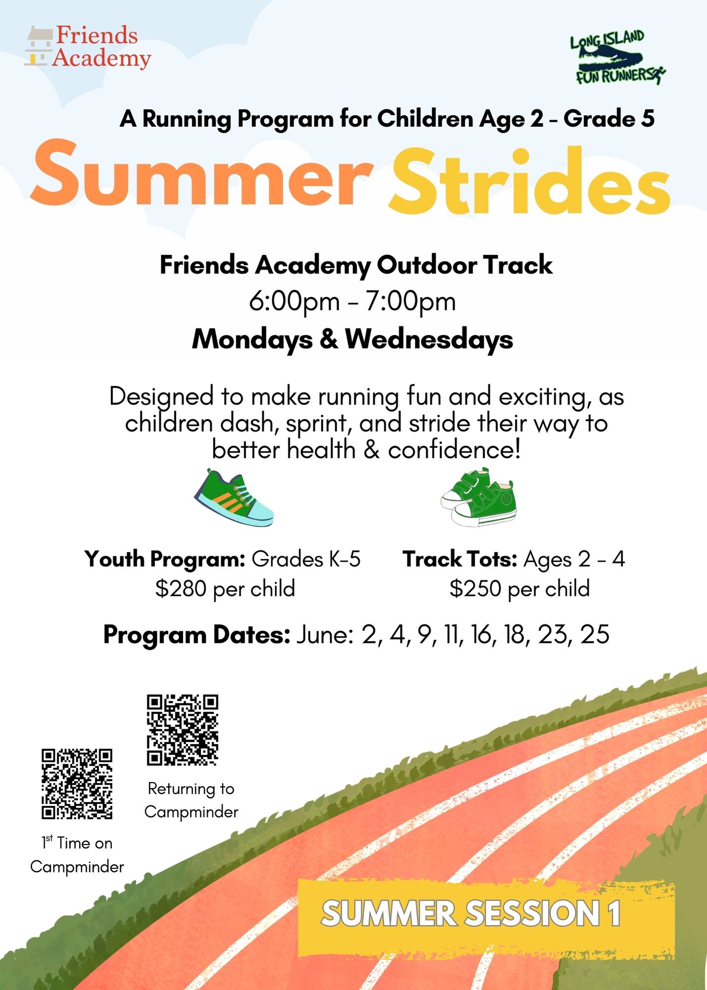 Friends - Our Summer Strides Program is the perfect way for your child ...