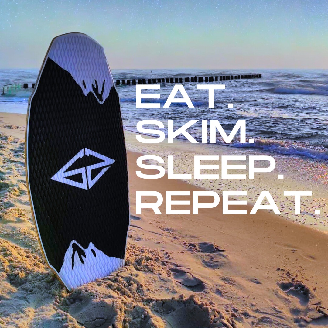 Skimboard Centrano Gozone K2 – Planche Adulte Unisexe, Forme Double, Mousse EVA, Glisse Rapide
