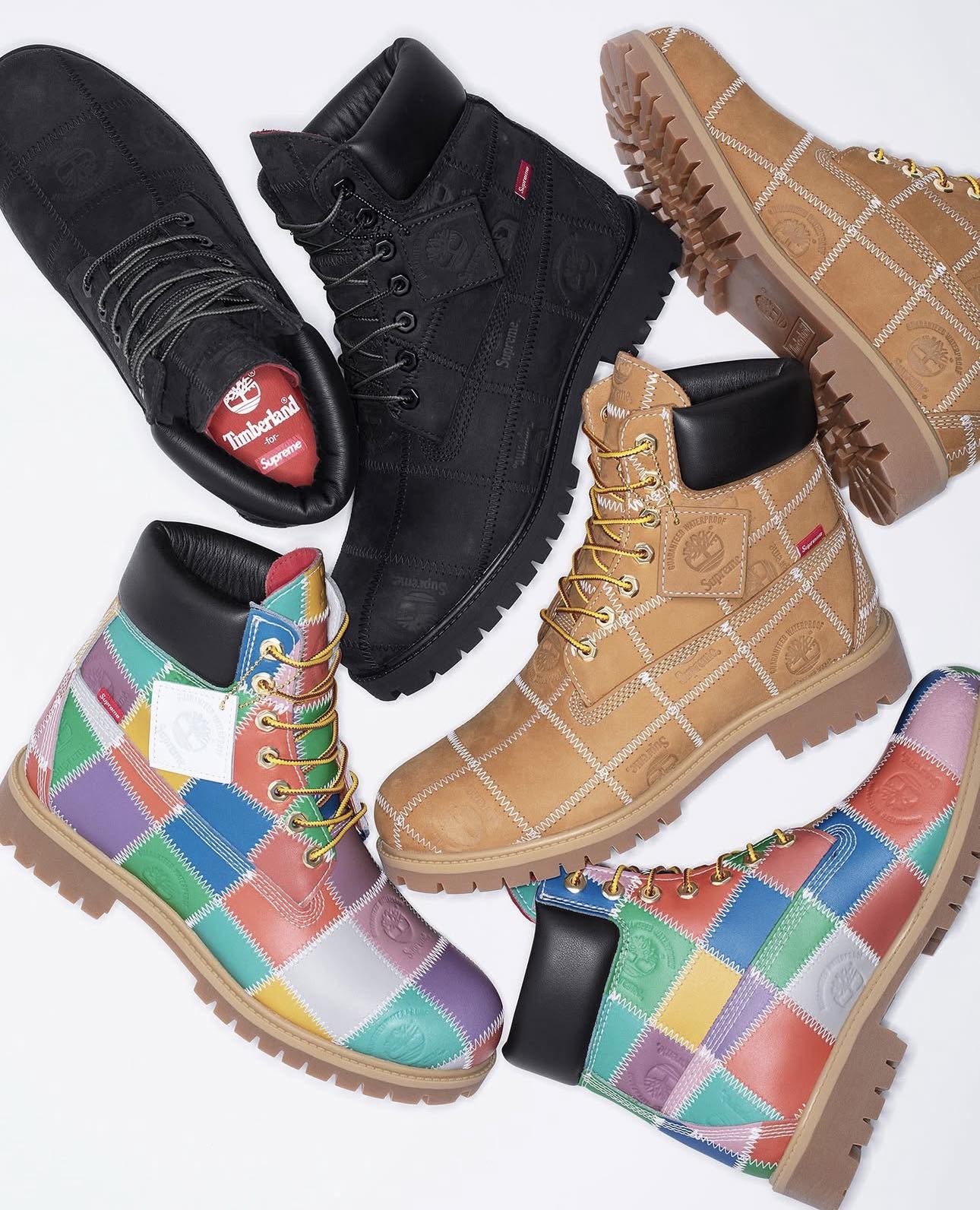 Timberland and Supreme®/MM6 Maison Margiela. Available now.