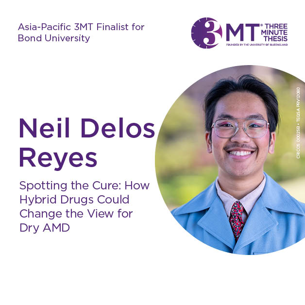 Three - Support PhD candidate Neil Delos Reyes, representing Bond ...