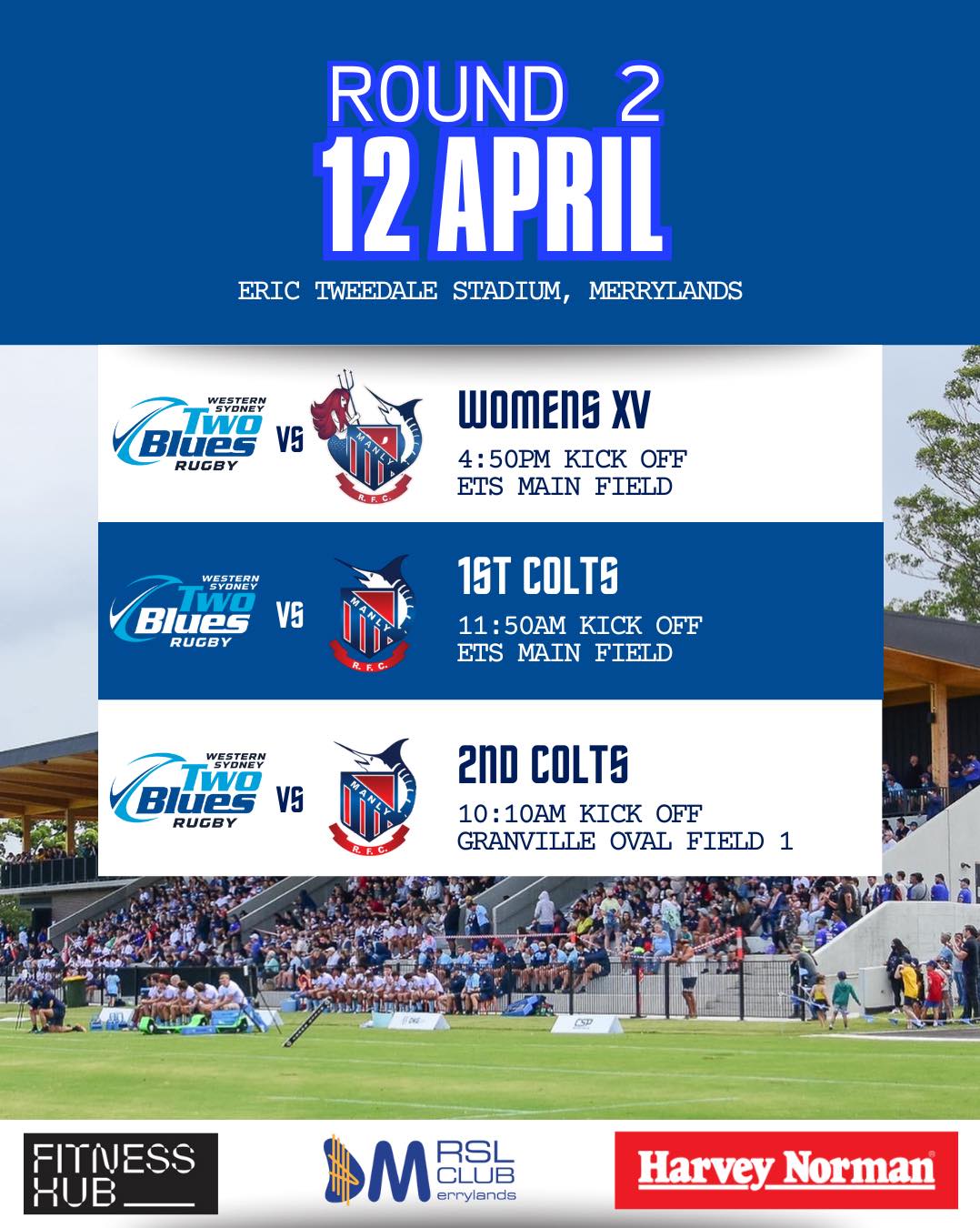 Two Blues Rugby