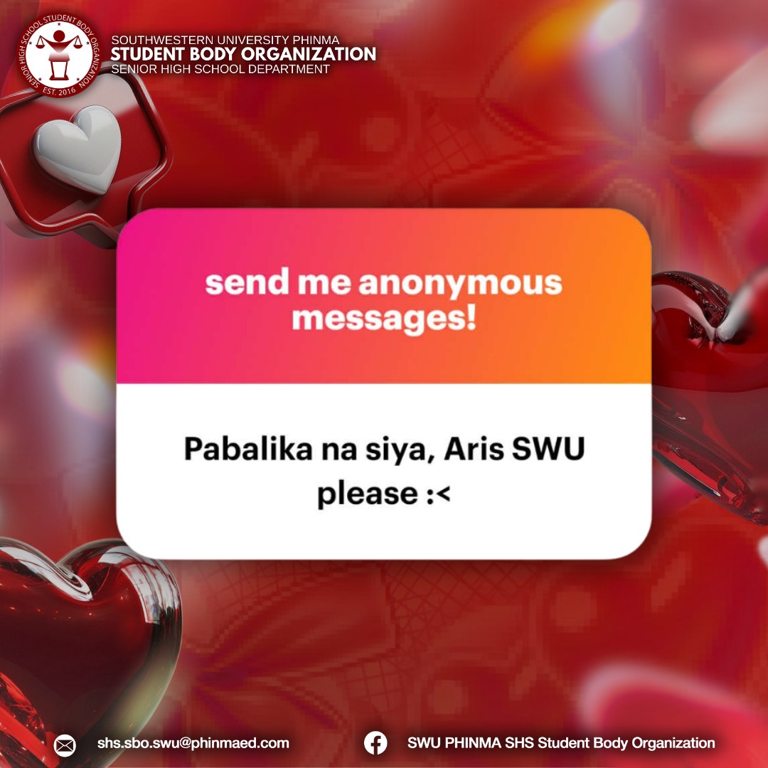 SWU PHINMA SHS... - SWU PHINMA SHS Student Body Organization