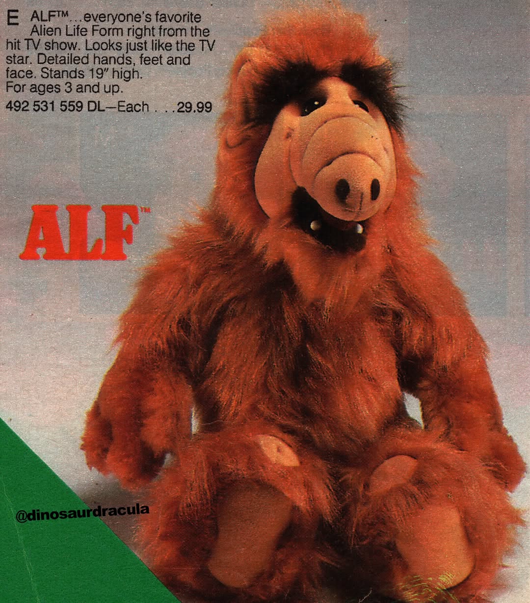 Simple as it was, the original ALF doll was one of my fave