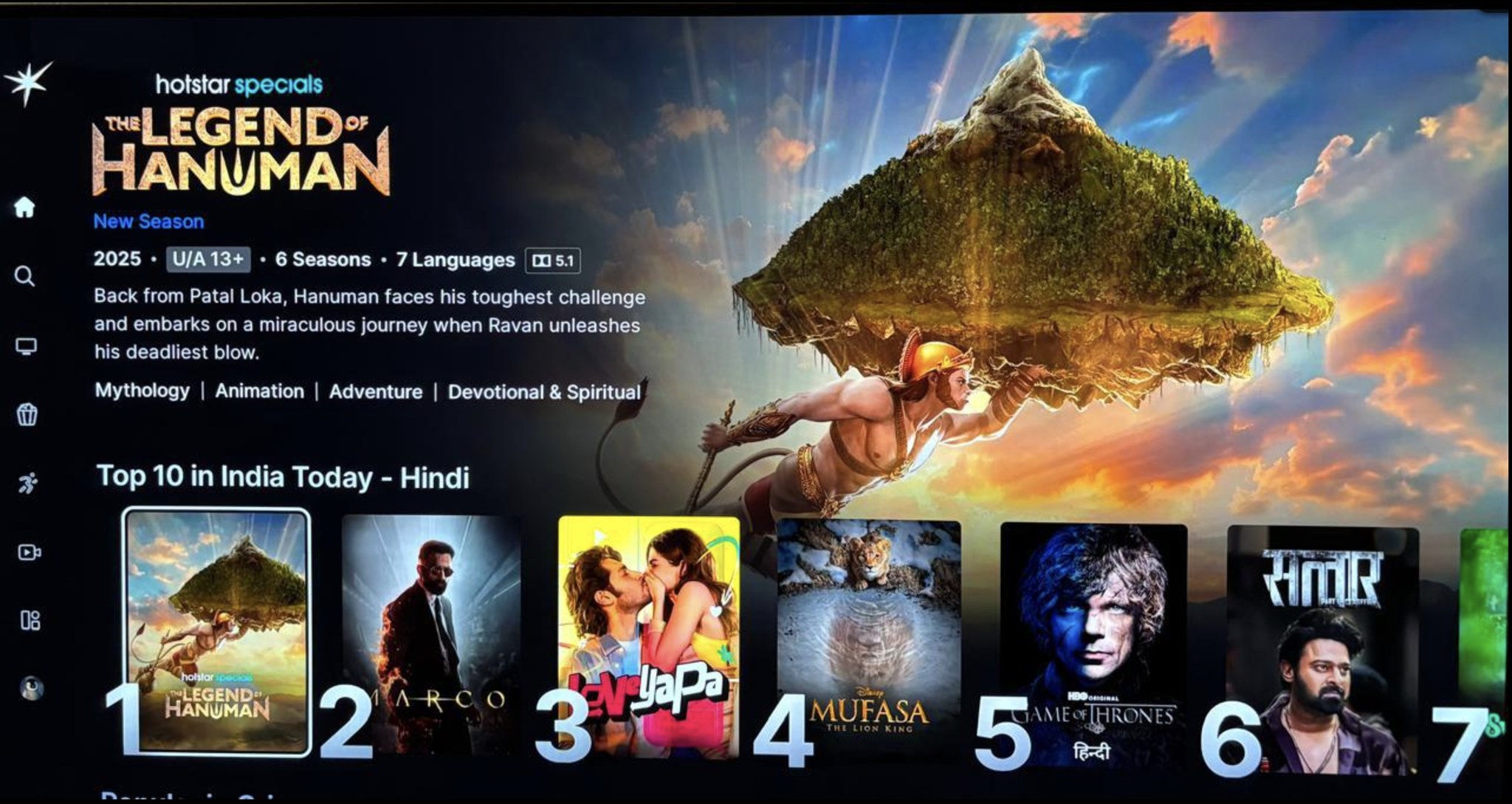 Graphic India - Binge mode: Activated. Season 6 of #TheLegendOfHanuman ...