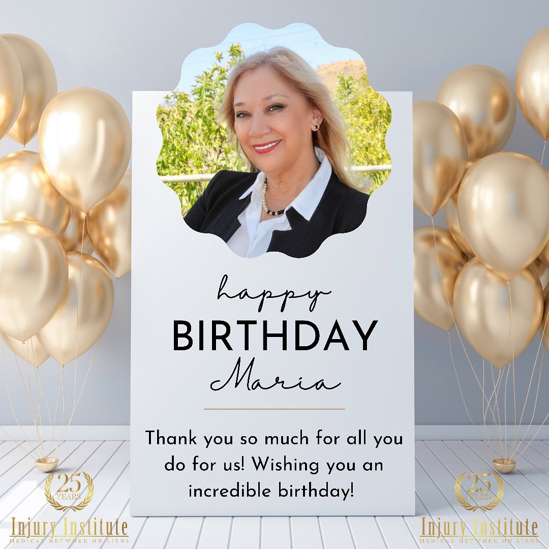 Happy birthday to our incredible CEO... - Injury Institute