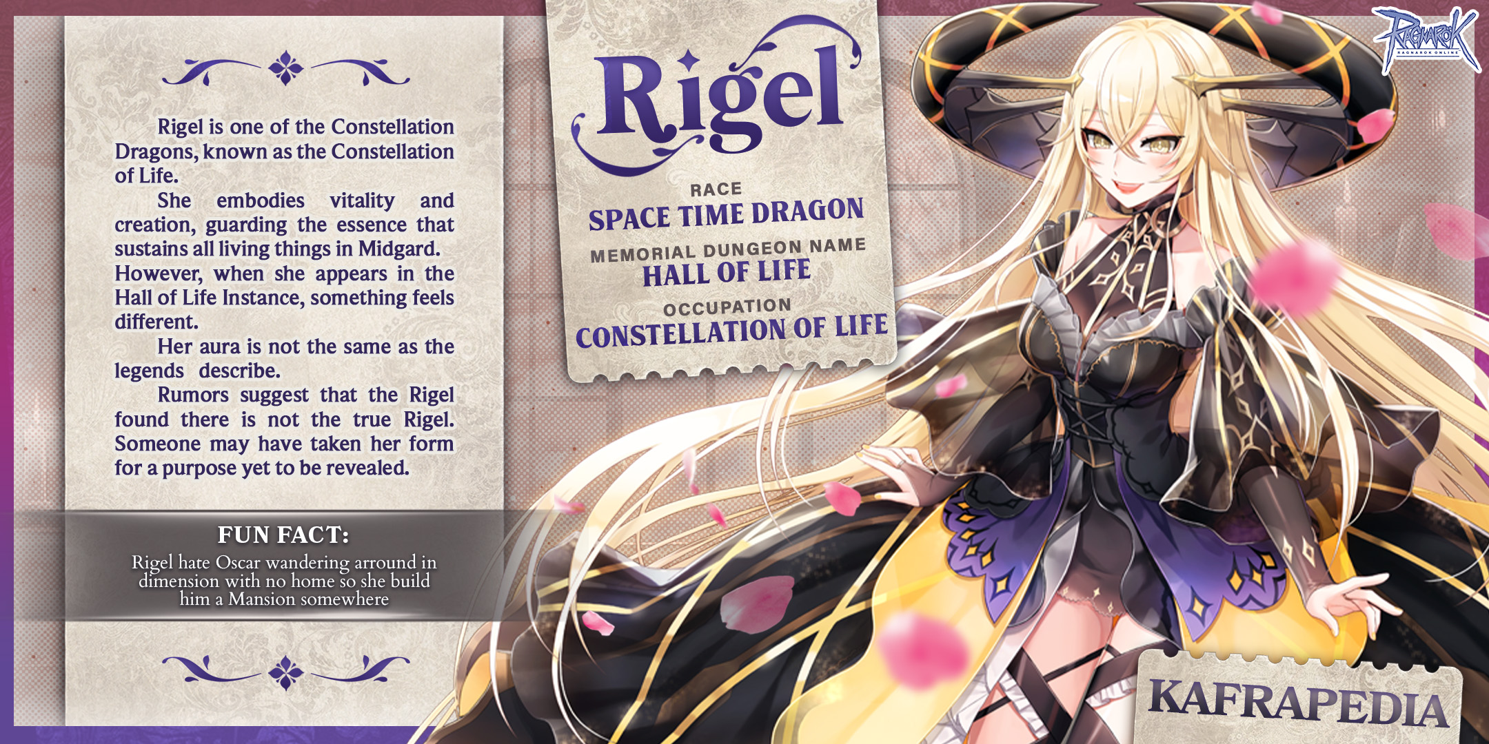 Ragnarok Online - 🌌 Kafrapedia: Rigel – The Constellation... | Facebook