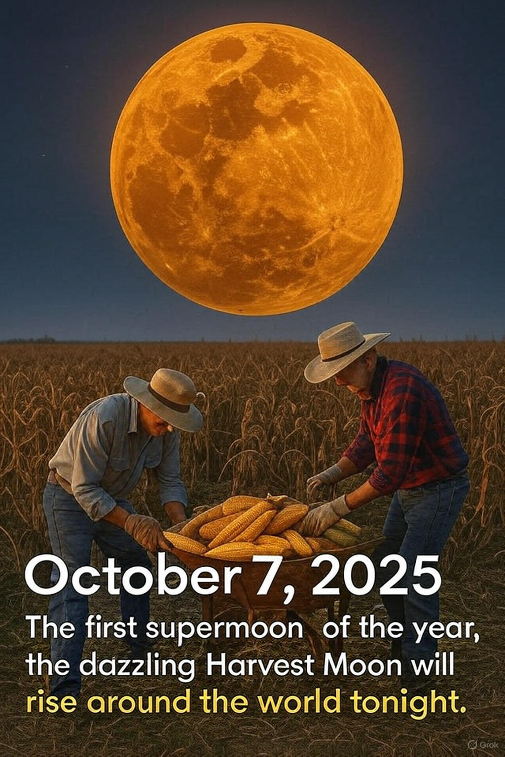 Just - 🌕 Don’t Miss Tonight’s Harvest Supermoon – A Magical Night Sky ...