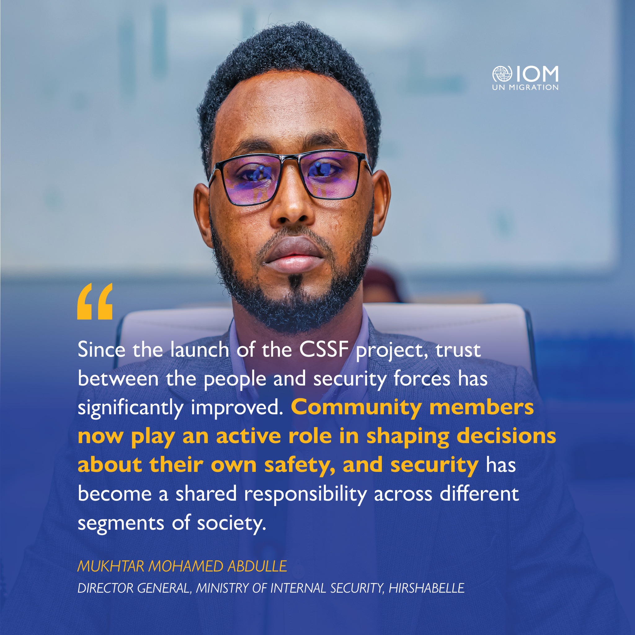 IOM Somalia - 🤝 The Collaborative Safety and Security... | Facebook