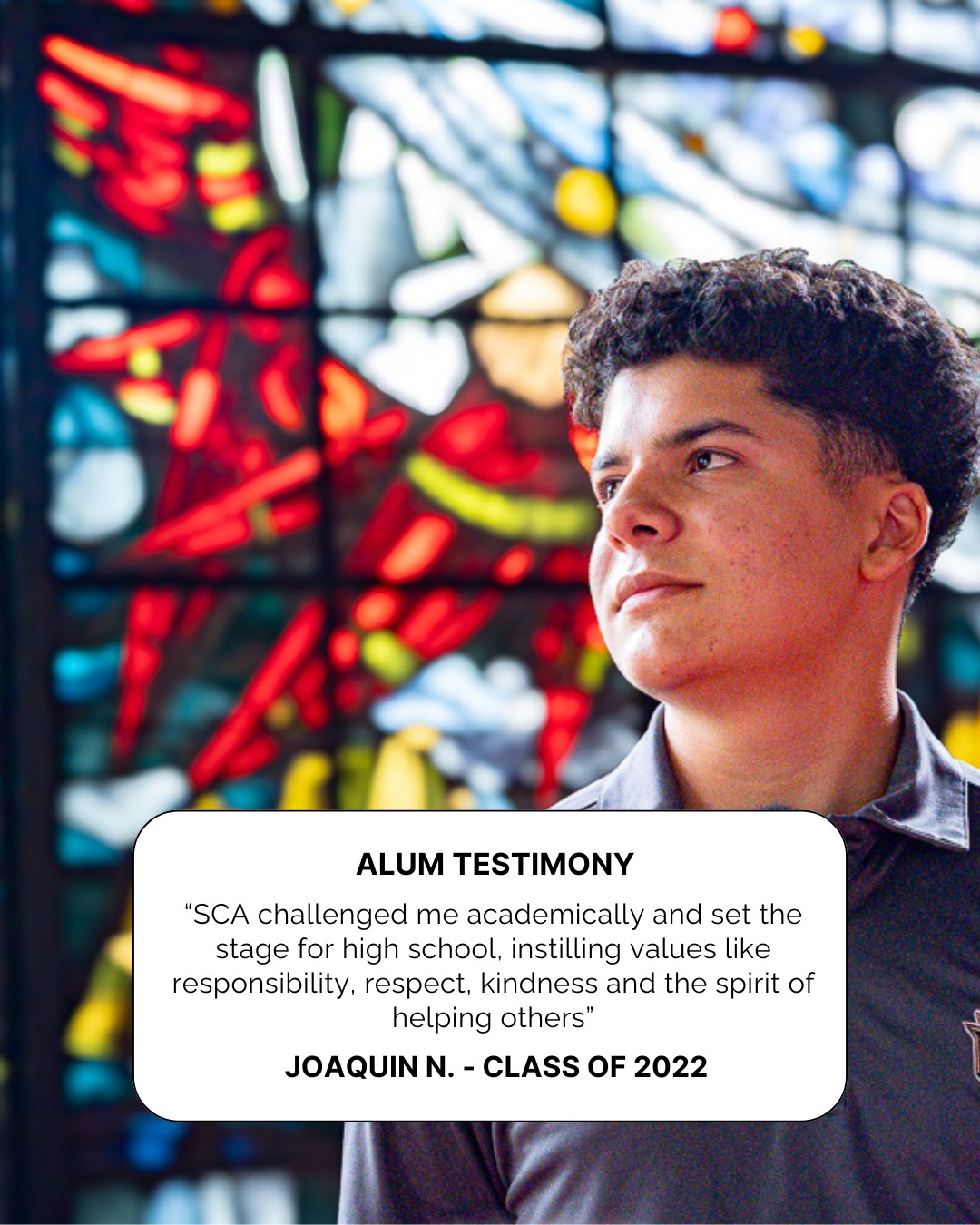 St. - 🌟 SCA Alumni Spotlight 🌟 Meet Joaquin, SCA Class of 2022! Now a ...