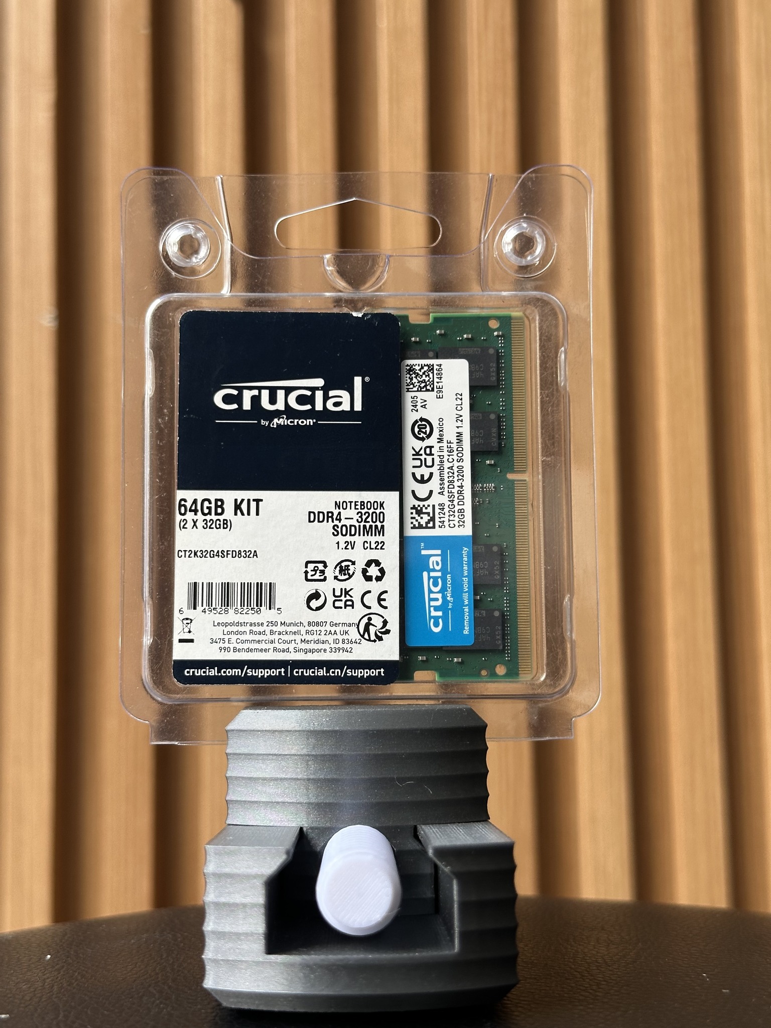 Ram Laptop CRUCIAL 32GB DDR4-3200 ?