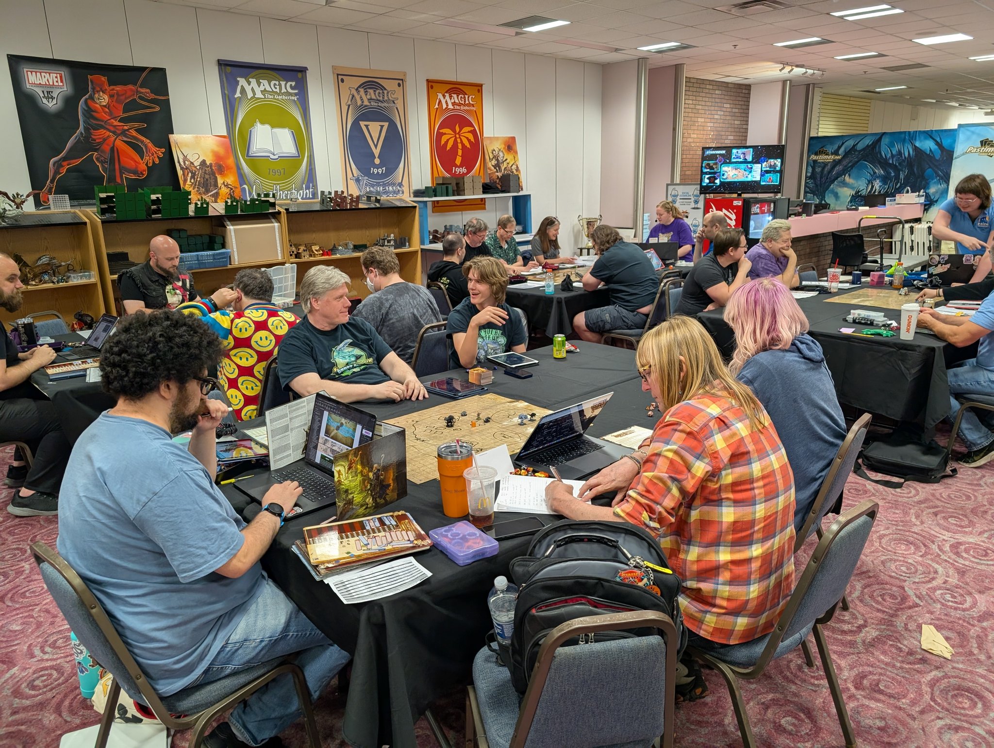 Pastimes - Currently have a *bunch* of tables running for PaizoCon at ...