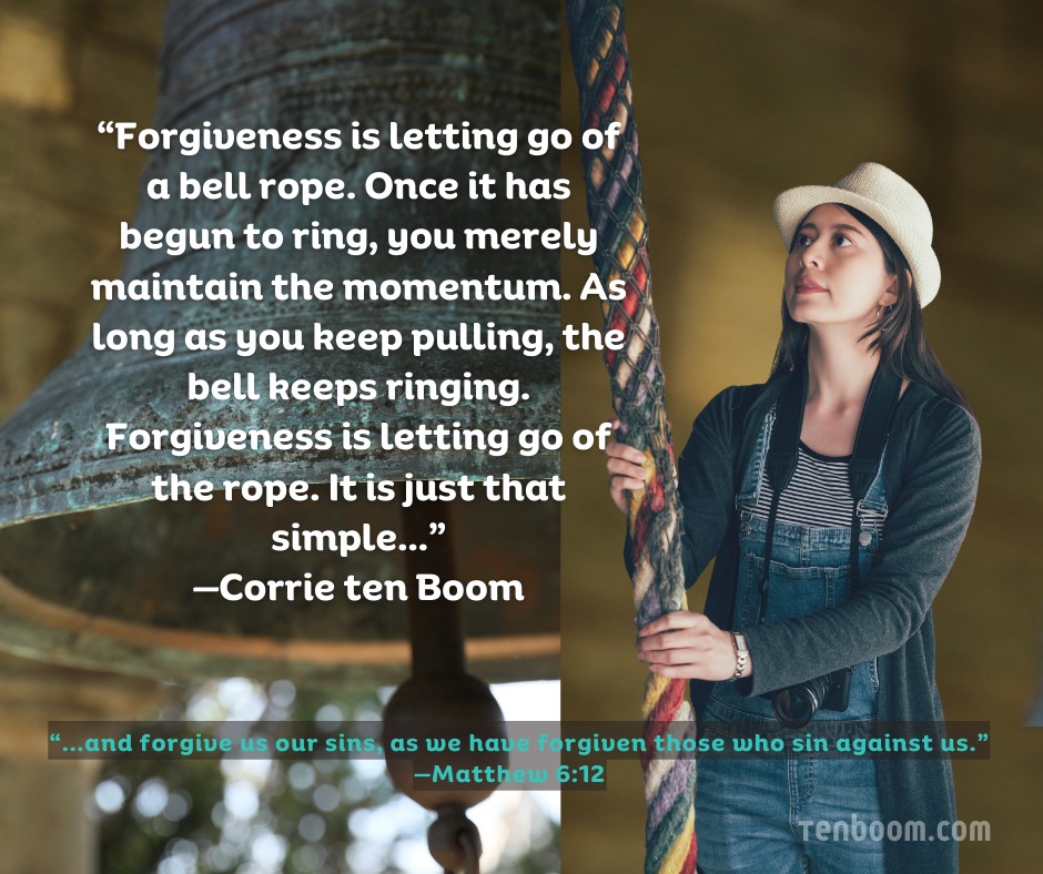 Corrie Ten Boom - Are you holding on tight to a rope? Let... | Facebook