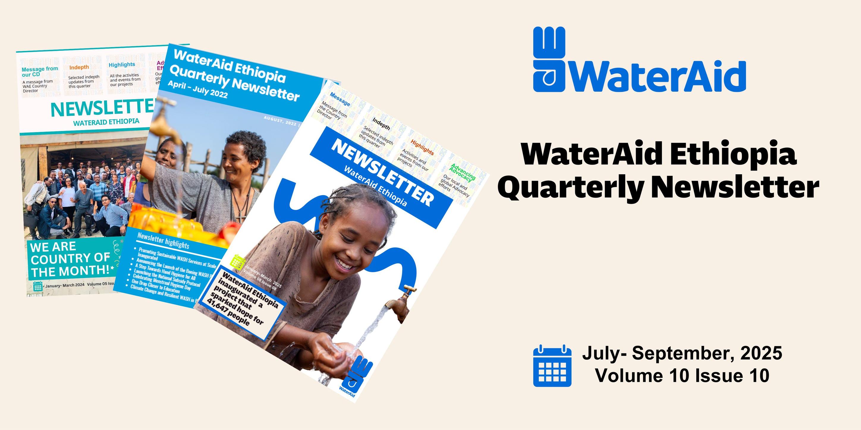 WaterAid - We are always to delighted share what we have been up to ...
