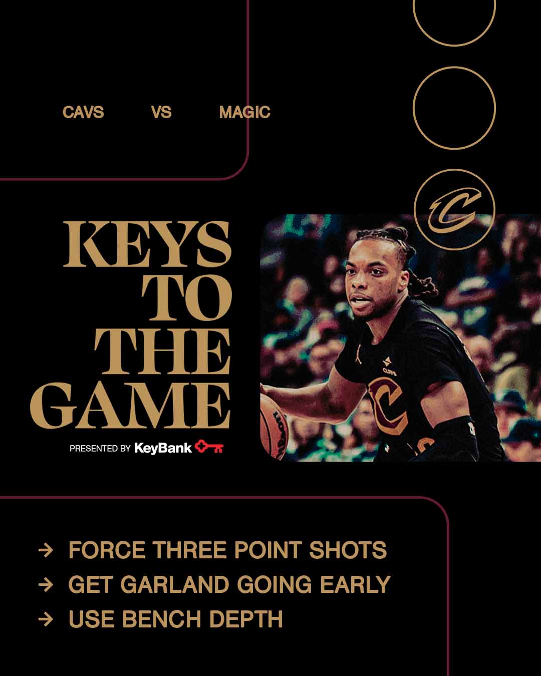 🔑 Matinee vs the Magic. KeyBank|... - Cleveland Cavaliers | Facebook