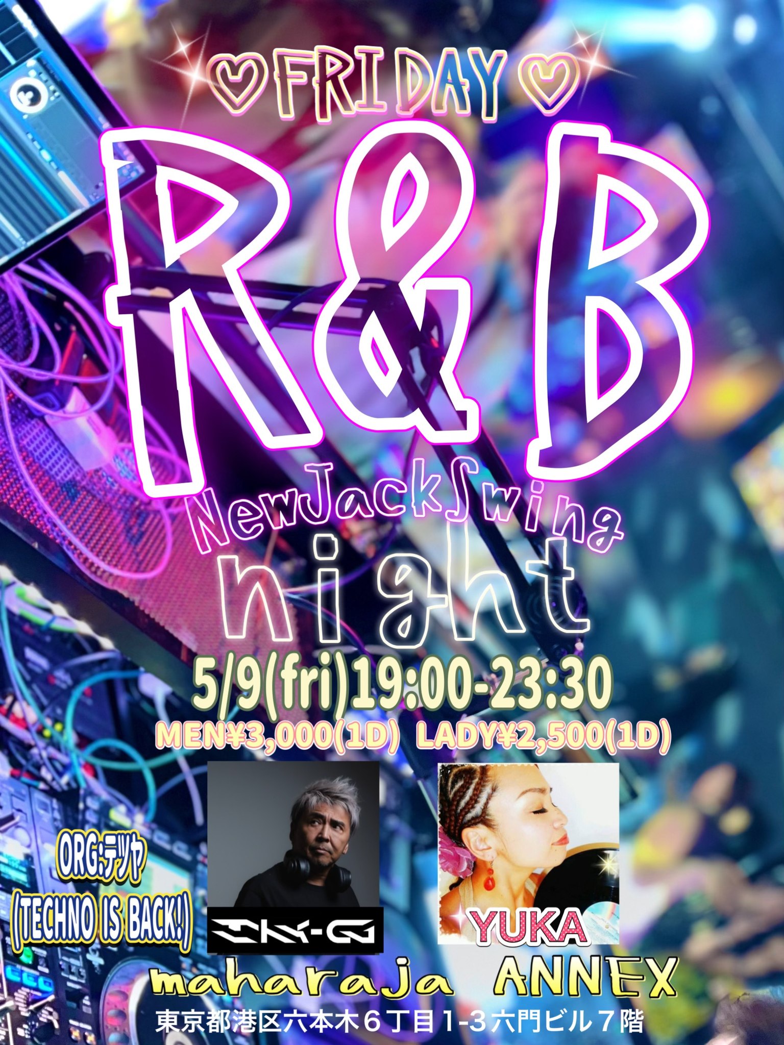 FRIDAY R&B NewJackSwing night