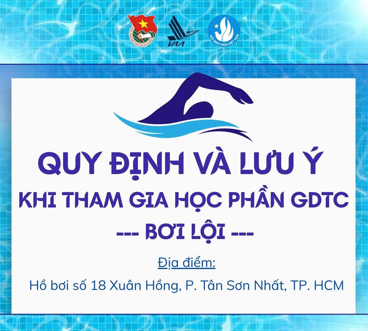 🏊‍♂️ [QUY ĐỊNH VÀ... - Đoàn Thanh Niên - Hội Sinh Viên VAA | Facebook