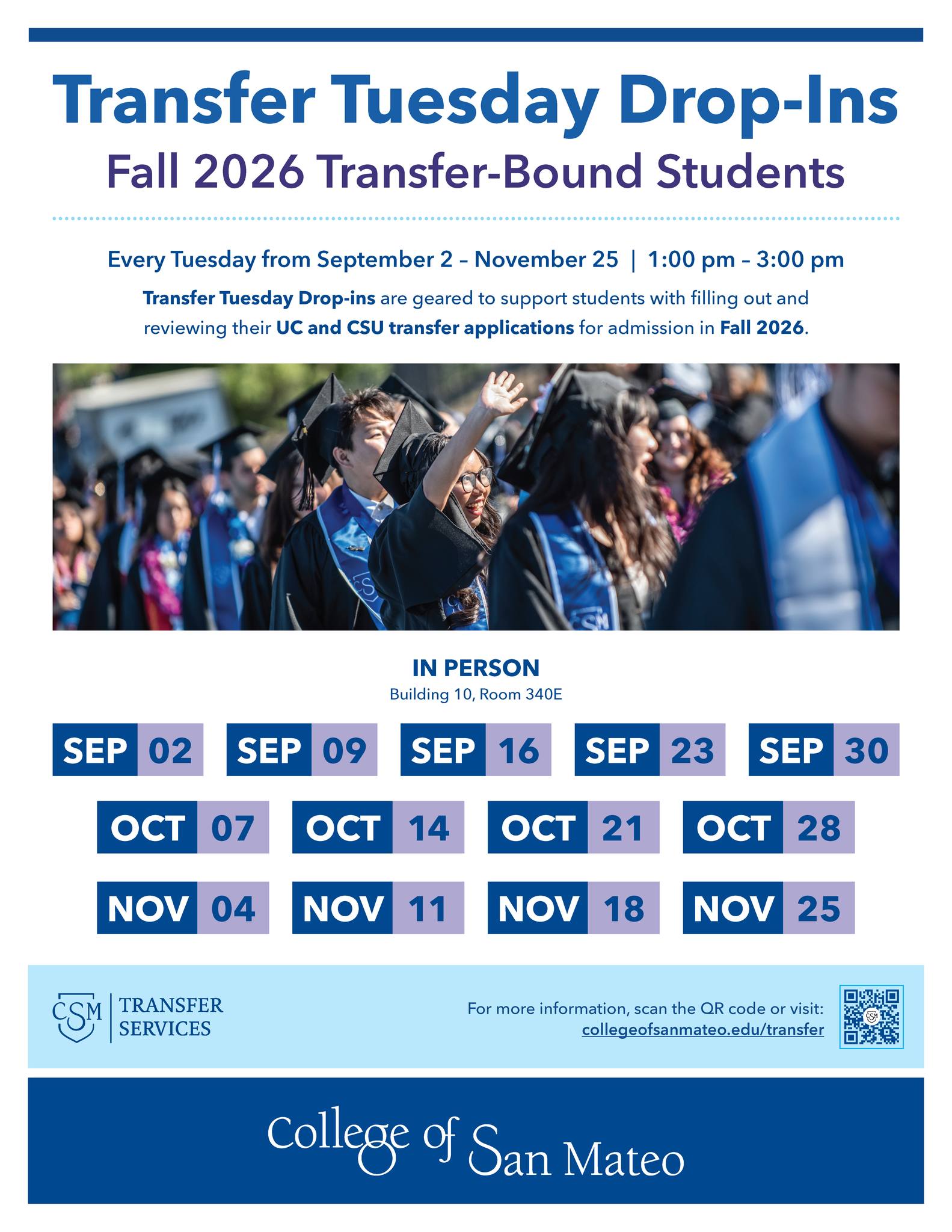 Applying for Fall 2026 transfer?... - College of San Mateo | Facebook