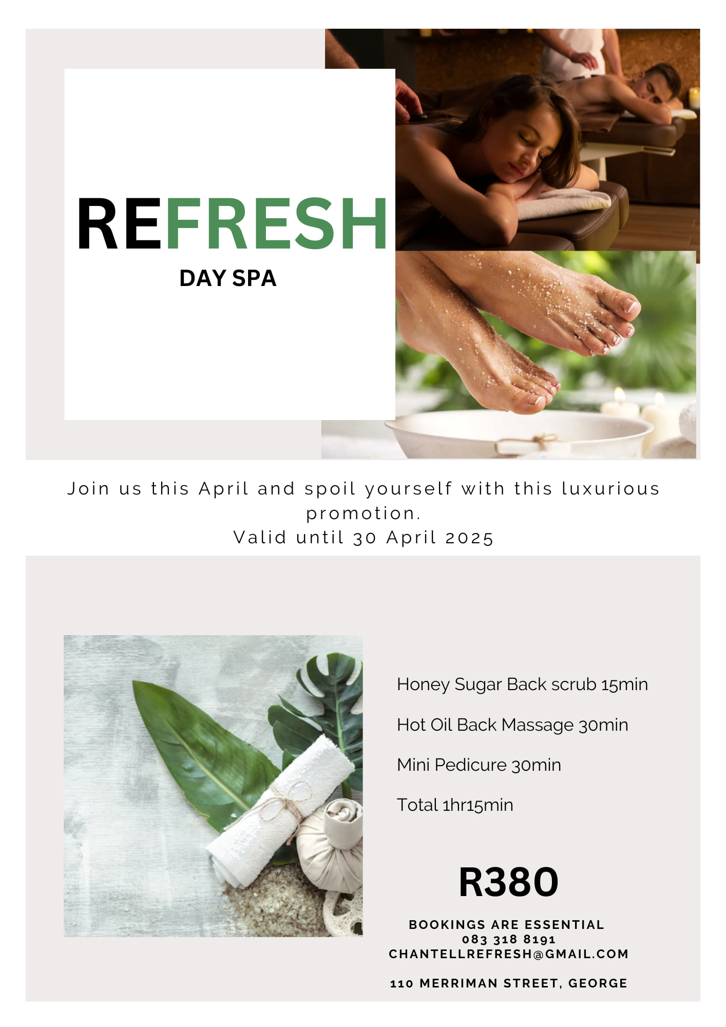Refresh Day Spa | George South