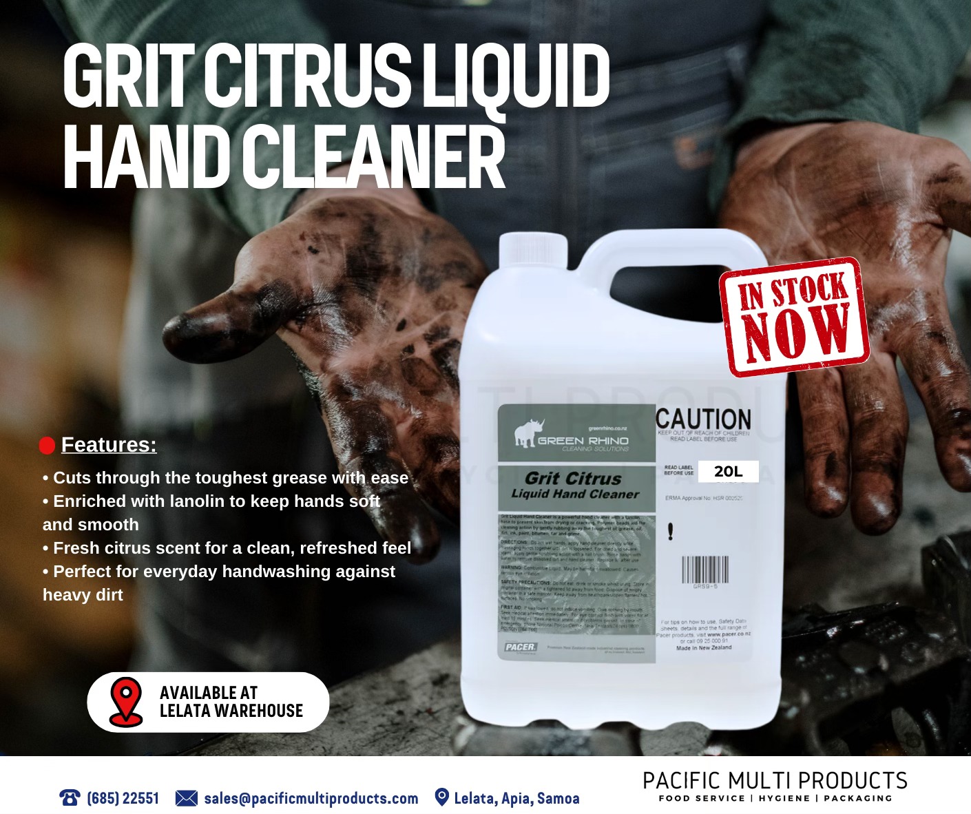 Heavy dirt? No problem. Our... - Pacific Multi Products Samoa | Facebook