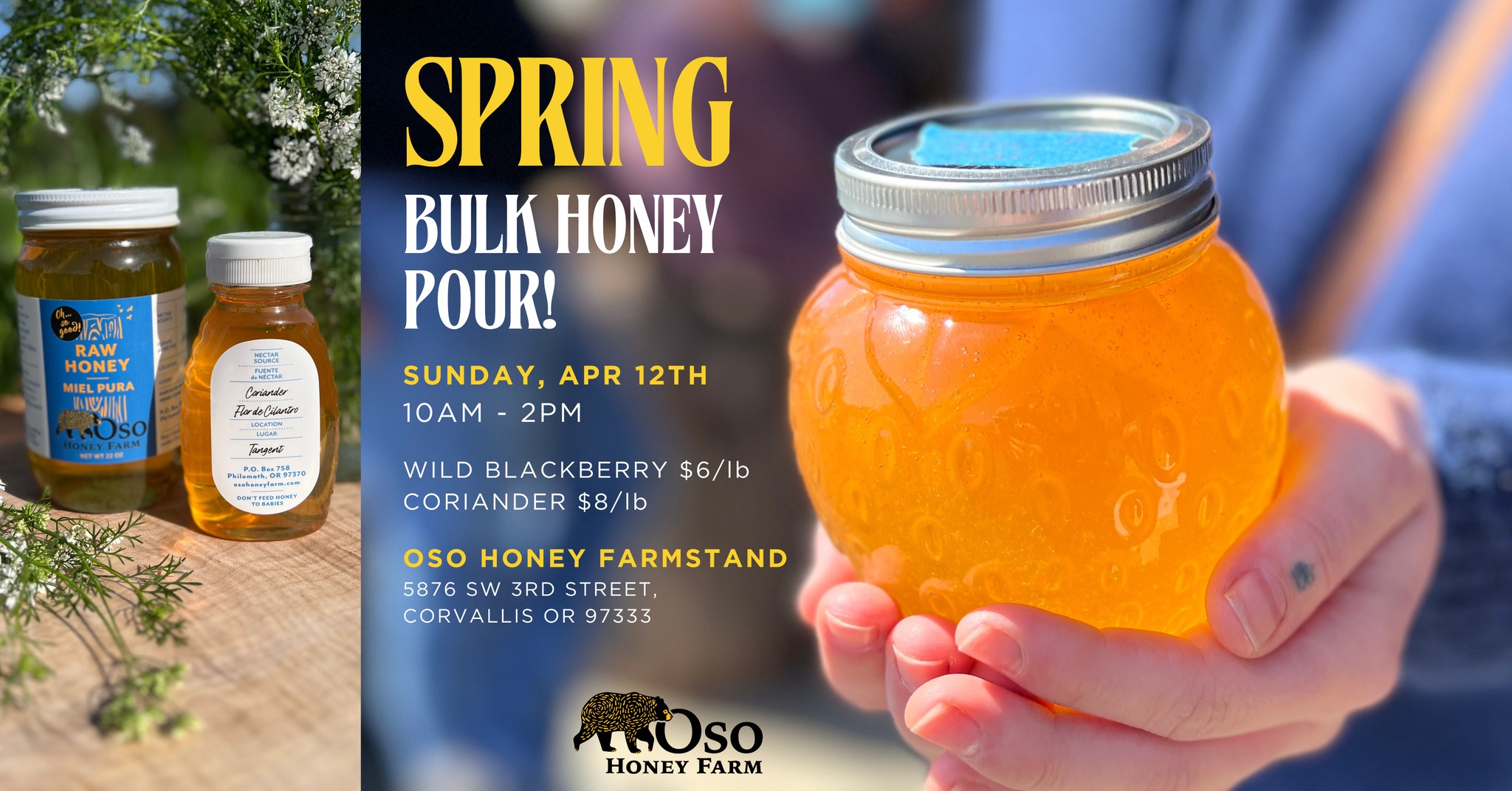 Spring Bulk Honey Pour!