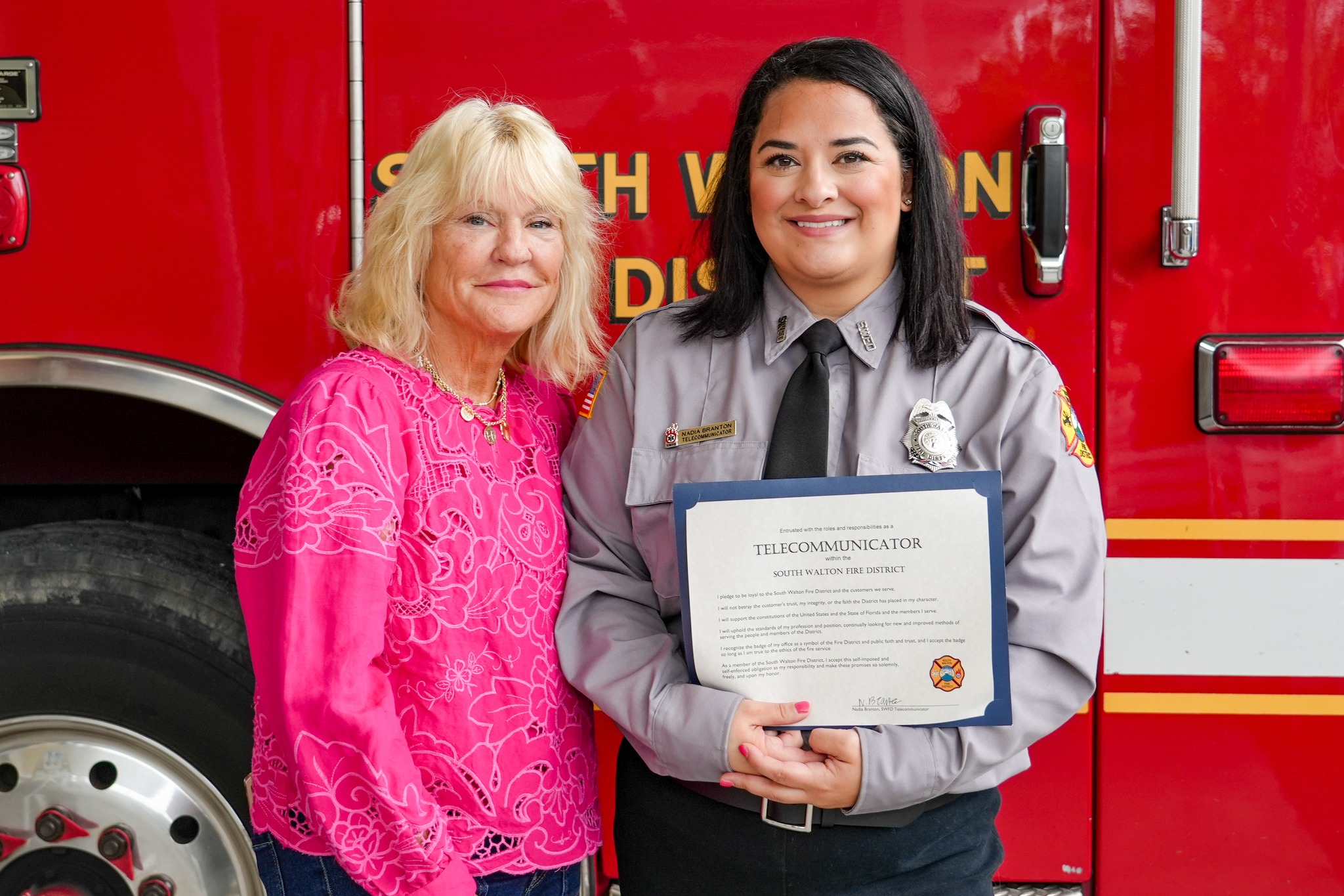 South - Six South Walton Fire District personnel reach 