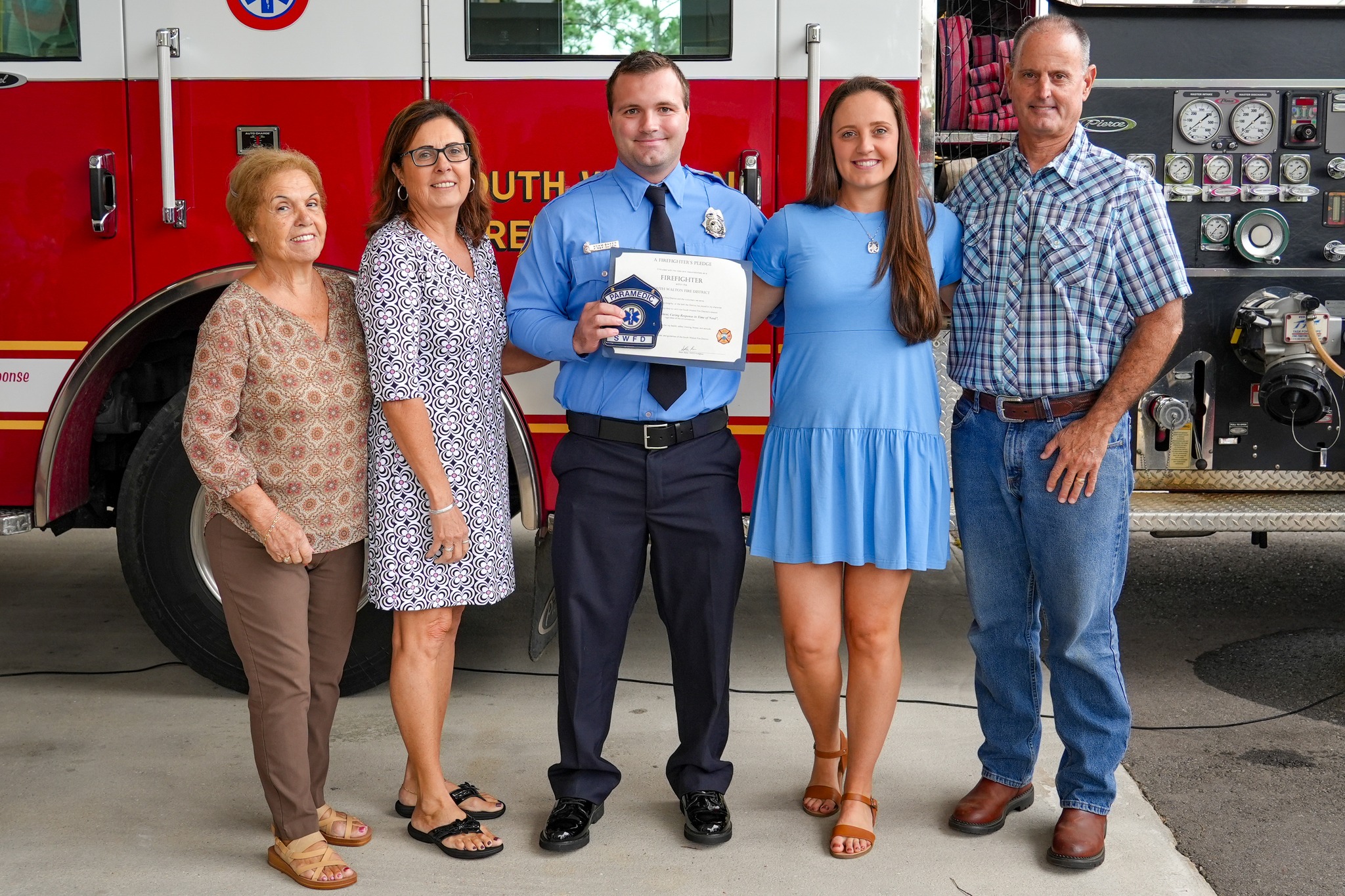 South - Six South Walton Fire District personnel reach 