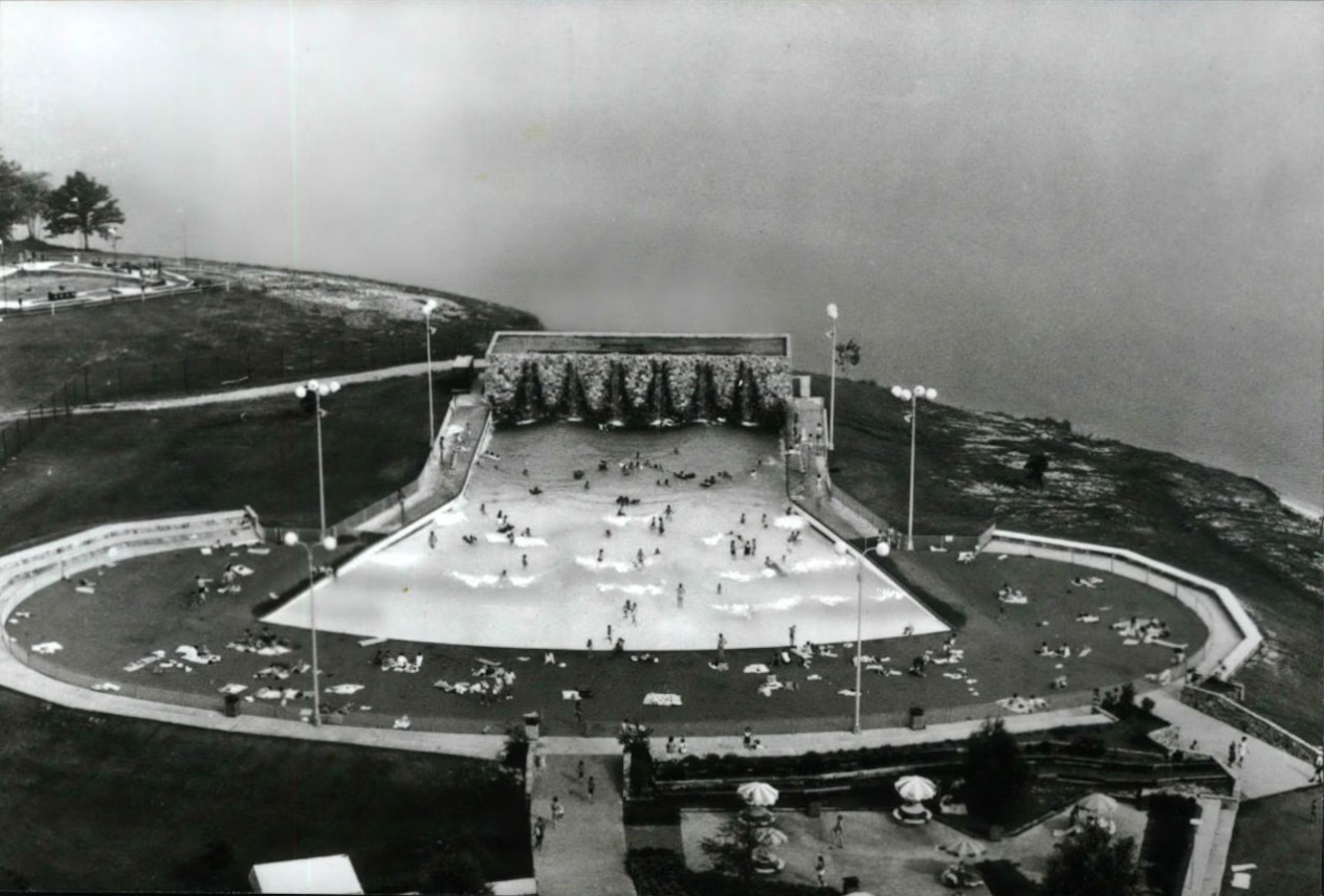 Historic - The wave pool at Point Mallard in Decatur, the nation's ...