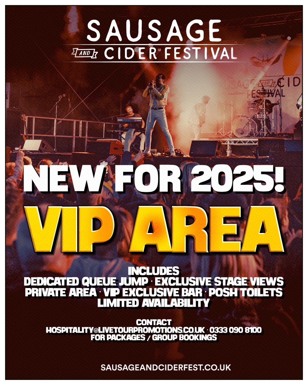 Sausage - 🚨 NEW FOR 2025 – VIP AREA! 🚨 Sausage & Cider Festival just ...