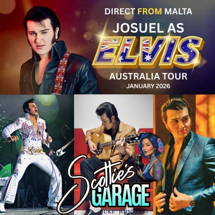 Josuel Grech As Elvis Plus Chris D'Rozario The rockabilly King